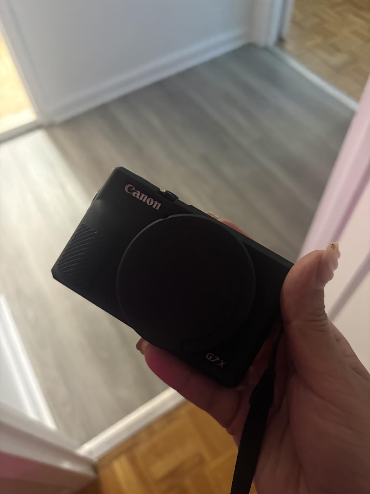 Easy Hood Camera Case Cover for Canon Powershot G7X Mark III Camera (Black) - Soft Silicone Protective Case with Removable Lens Cover customer photo 2