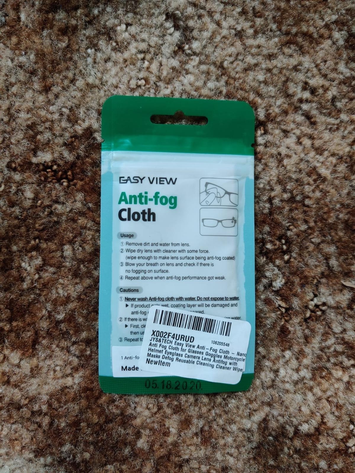EASY VIEW+ Anti-Fog Microfiber Cloth- For Glasses Goggles Motorcycle Helmet Camera Lens customer photo 2