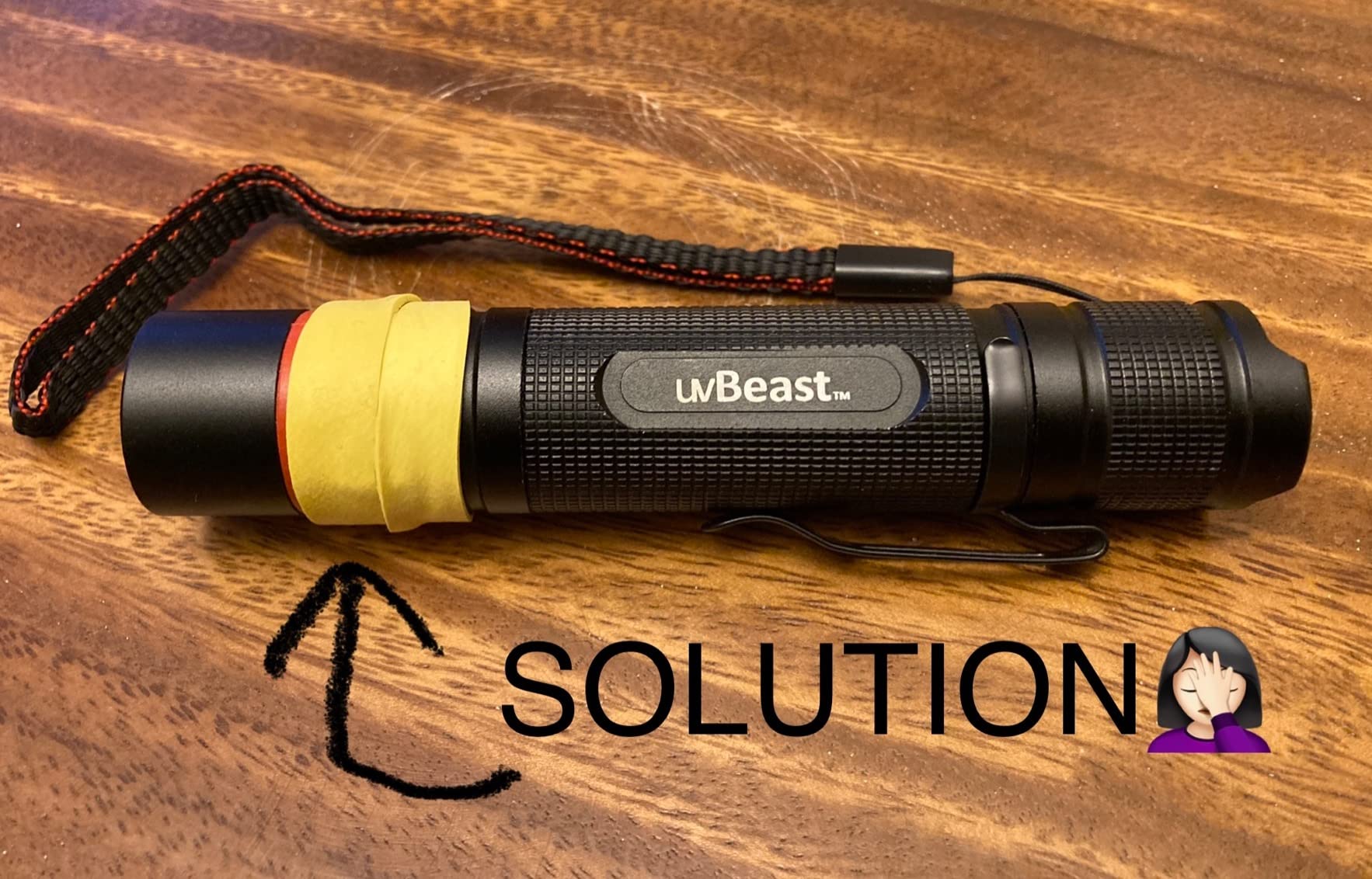 uvBeast V3 365nm MINI Black Light UV Flashlight | High Definition Pure Ultraviolet, Upgraded 5 Core UV LED, USA Stock, Engineered by uvBeast customer photo 2