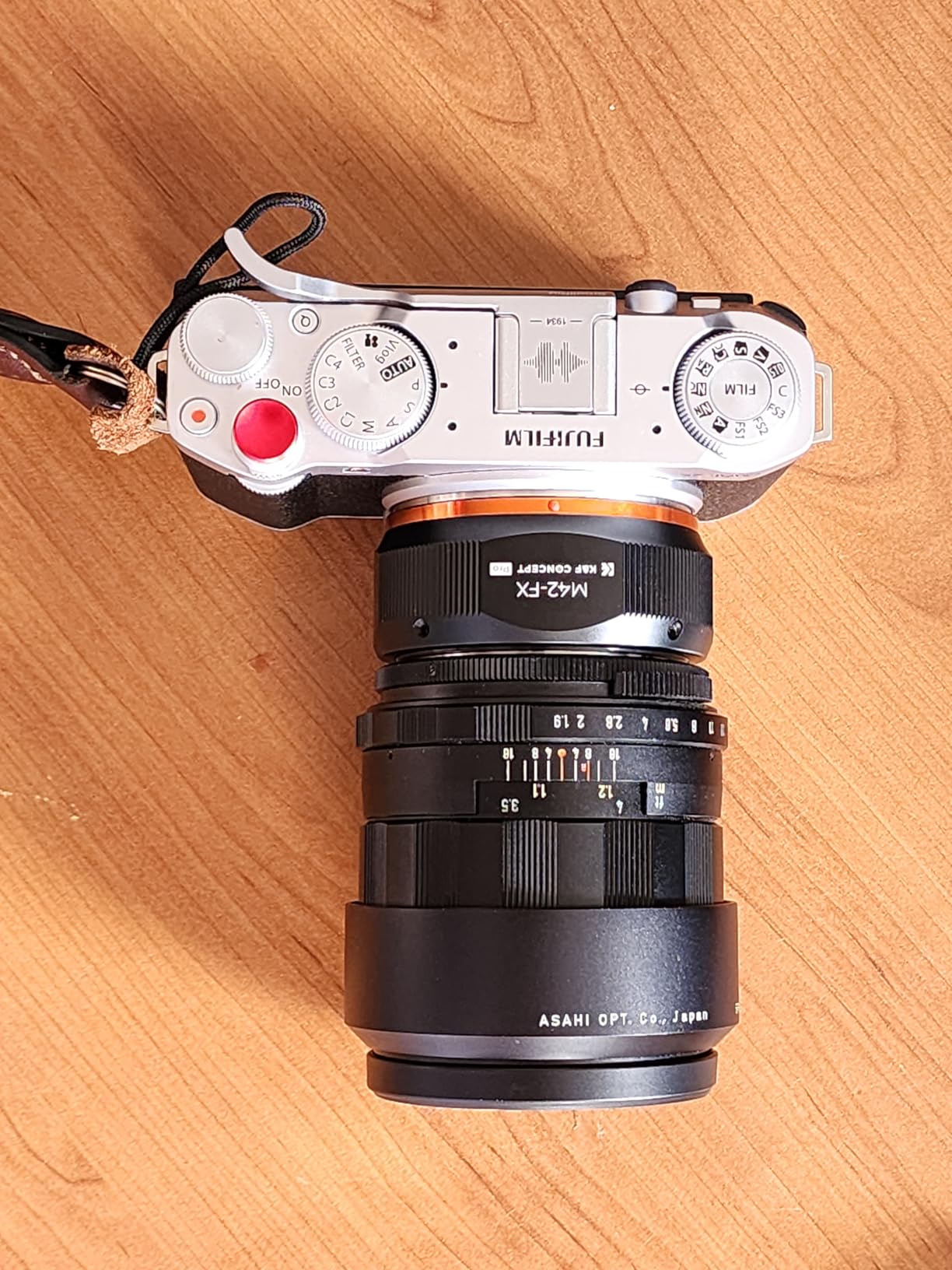 K&F Concept M42 to Fuji X Lens Mount Adapter for M42 Screw Mount Lens to Fujifilm Fuji X-Series X FX Mount Mirrorless Cameras with Matting Varnish Design customer photo 1