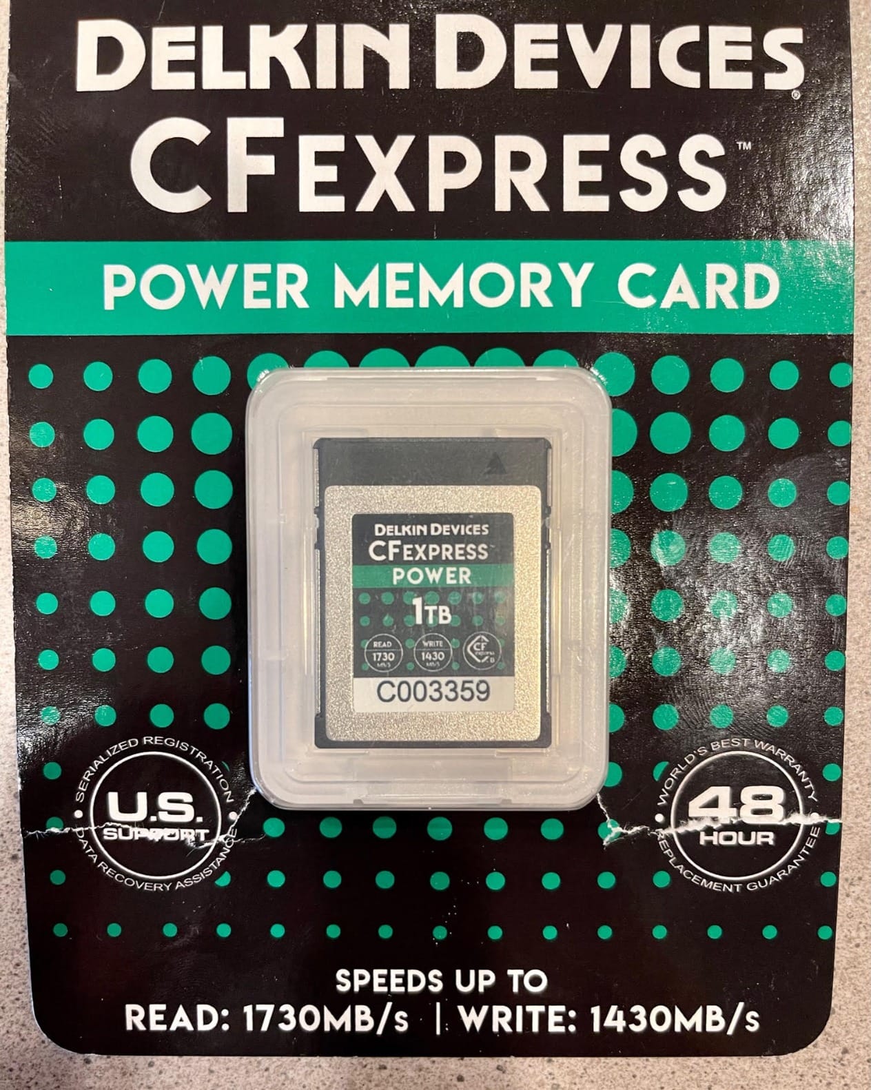 Delkin Devices 128GB Power CFexpress Type B Memory Card (DCFX1-128) customer photo 1