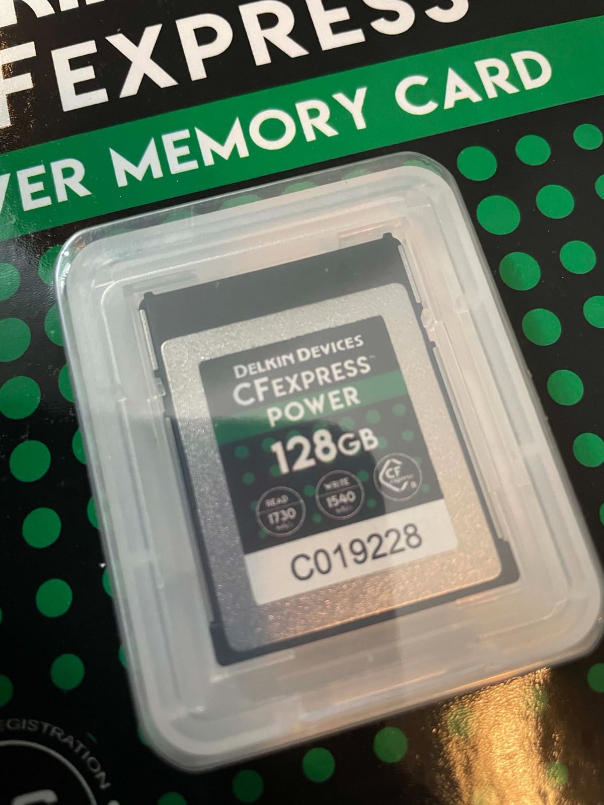 Delkin Devices 128GB Power CFexpress Type B Memory Card (DCFX1-128) customer photo 2