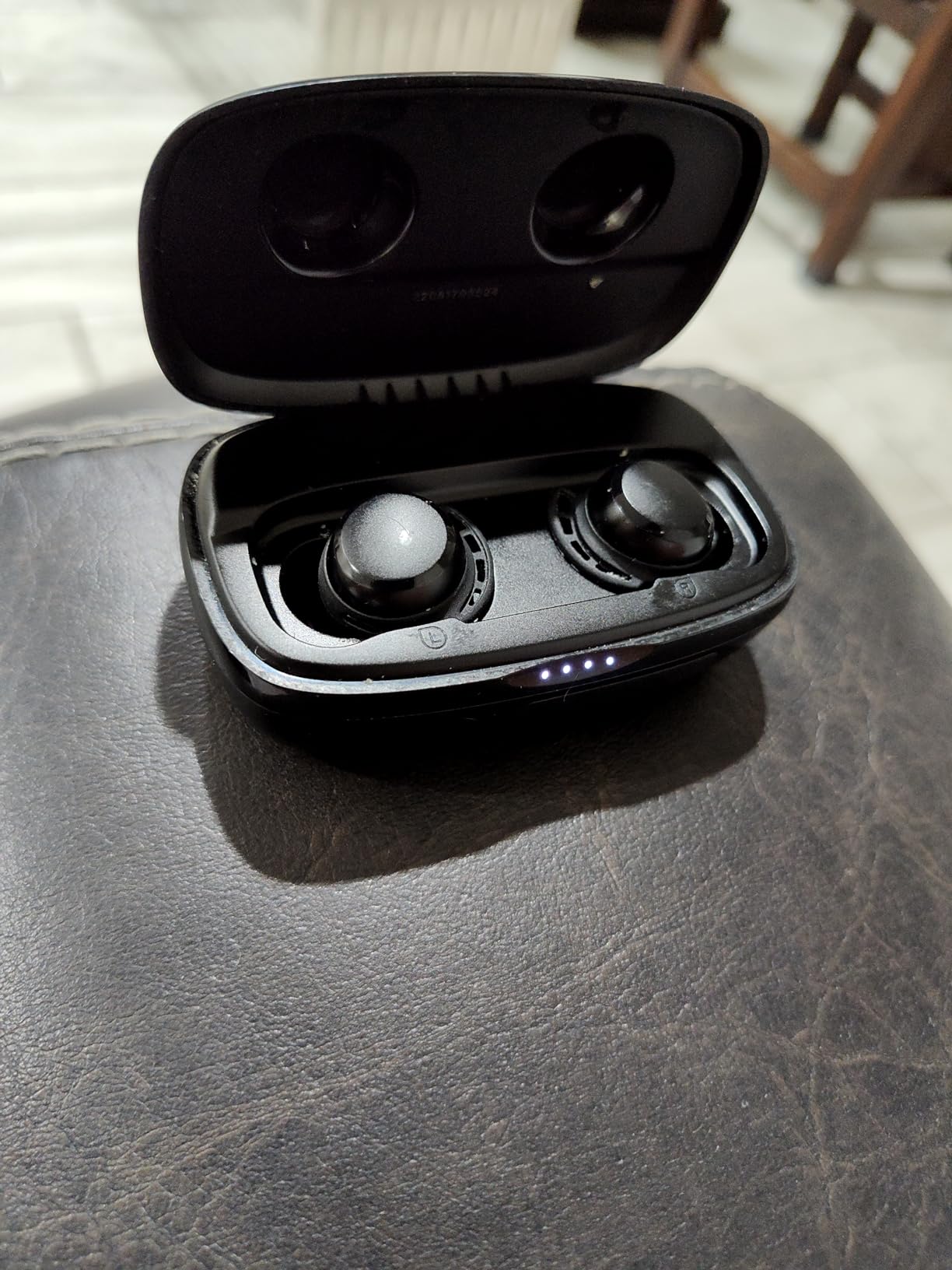 Tribit FlyBuds 3 Wireless Earbuds, 110H Playtime Bluetooth Headphones | IPX8 Waterproof, BT5.3, Deep Bass Sound Earphones, Custom EQ, Charging Case, Light Weight in-Ear Buds, Built-in Mic, Black customer photo 1