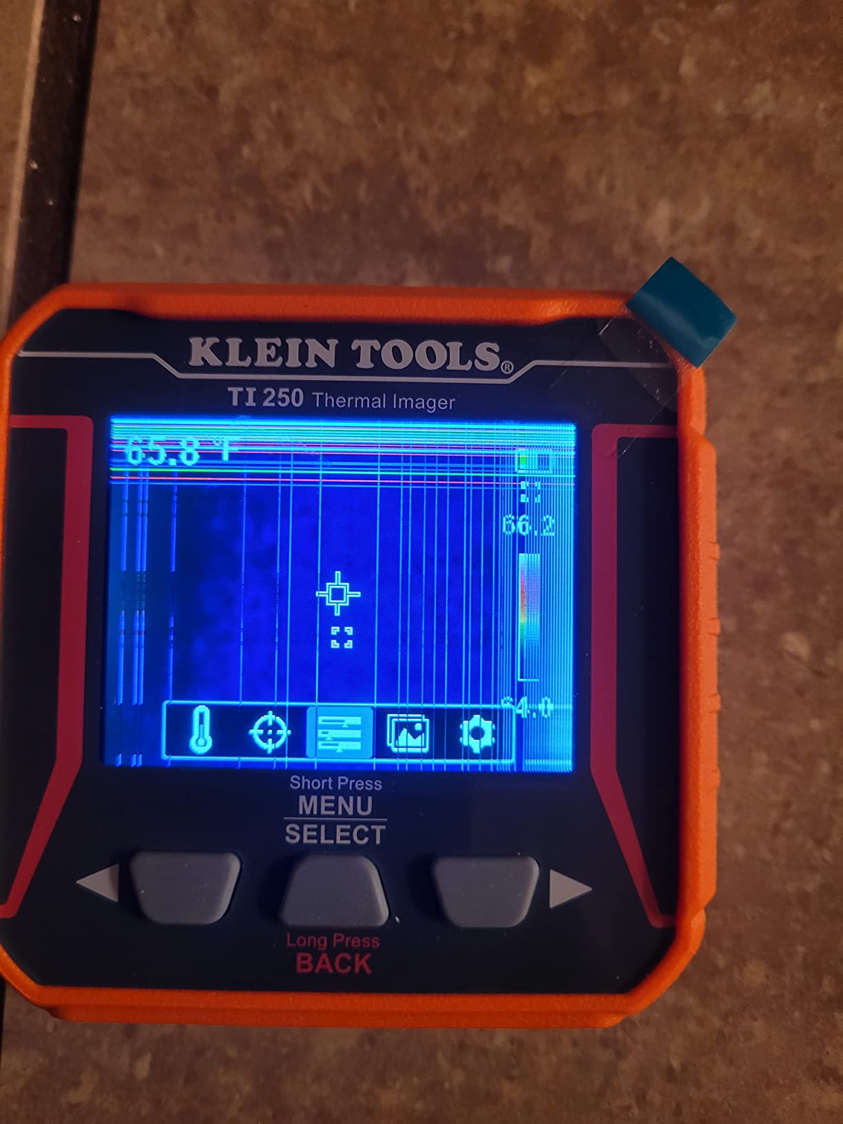 Klein Tools TI250 Rechargeable Thermal Imaging Camera, Camera Displays Over 19,200 Pixels with 3 Color Palettes, High/Low Temperature Points customer photo 2