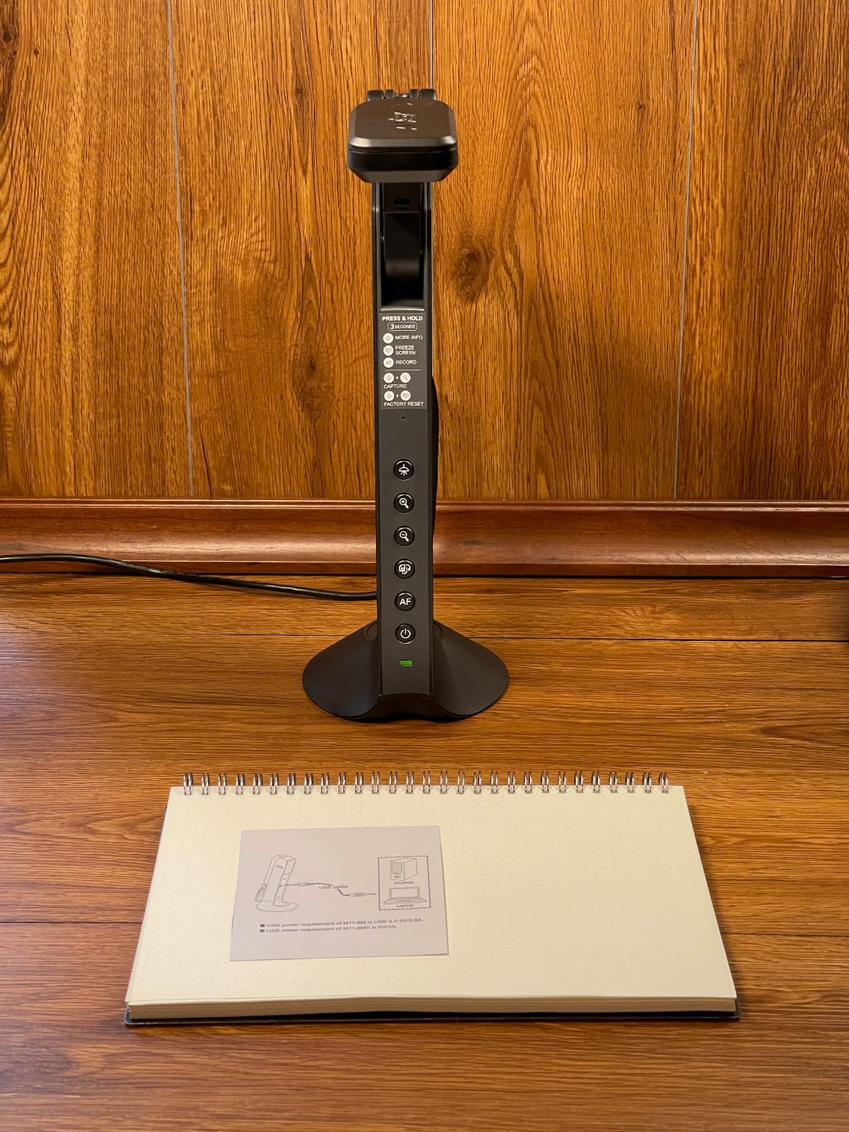 AVer M11-8M Document Camera - USB HDMI Webcam for Remote Video Conferencing - HD for PC, Mac, Chromebook, Zoom, and More - Perfect for Distance Learning, Classroom Teaching, Recording, Working customer photo 1