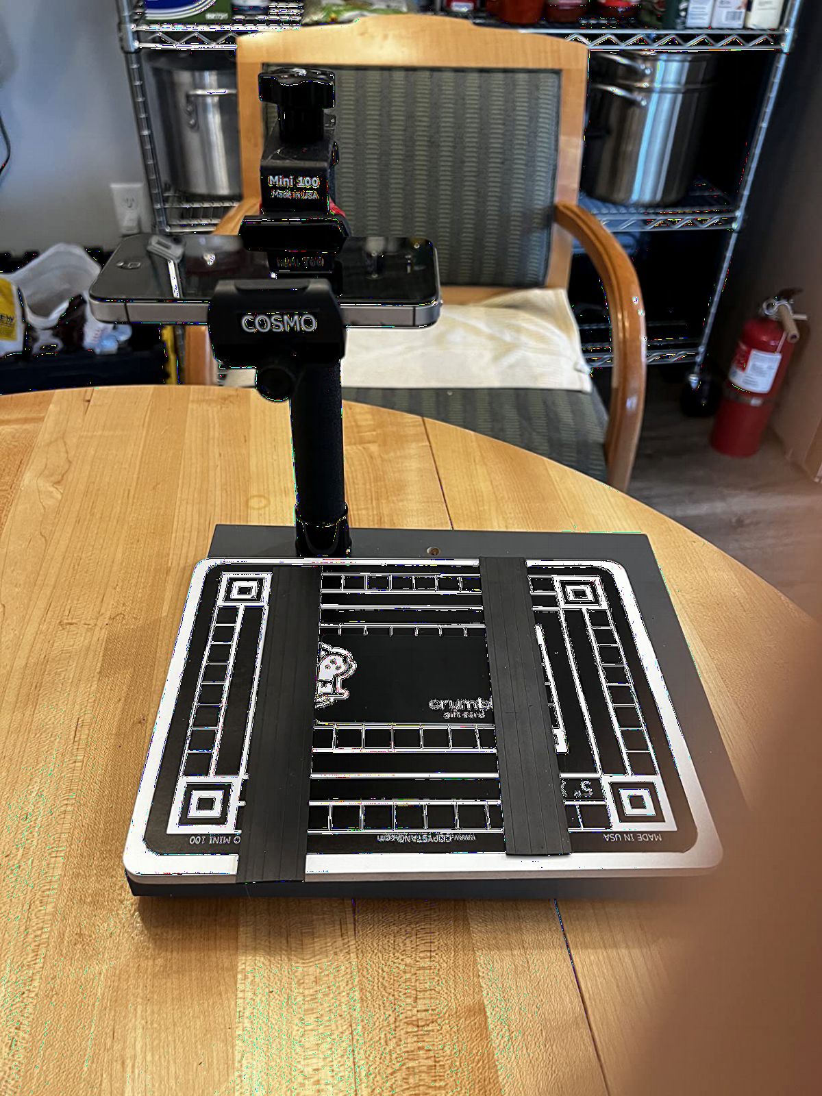 Cosmo Mini 100 Copy Stand for Digitizing Photos, Documents, Checks (for Deposit), Jewelry, and Collectibles with Your Smartphone, Made in the USA customer photo 1