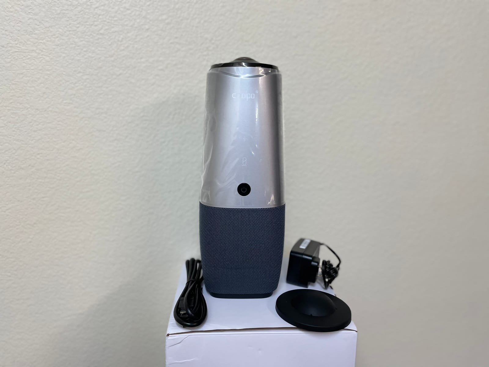 COOLPO Camera 360, Smart Video Conference Room Camera and Microphone, Pana | AI Driven Speaker Tracking, Noise Cancellation, Works with Zoom, Google Meet, Meeting, Plug Play Setup customer photo 1