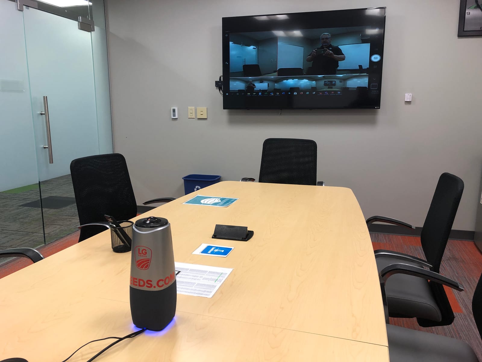COOLPO Camera 360, Smart Video Conference Room Camera and Microphone, Pana | AI Driven Speaker Tracking, Noise Cancellation, Works with Zoom, Google Meet, Meeting, Plug Play Setup customer photo 2