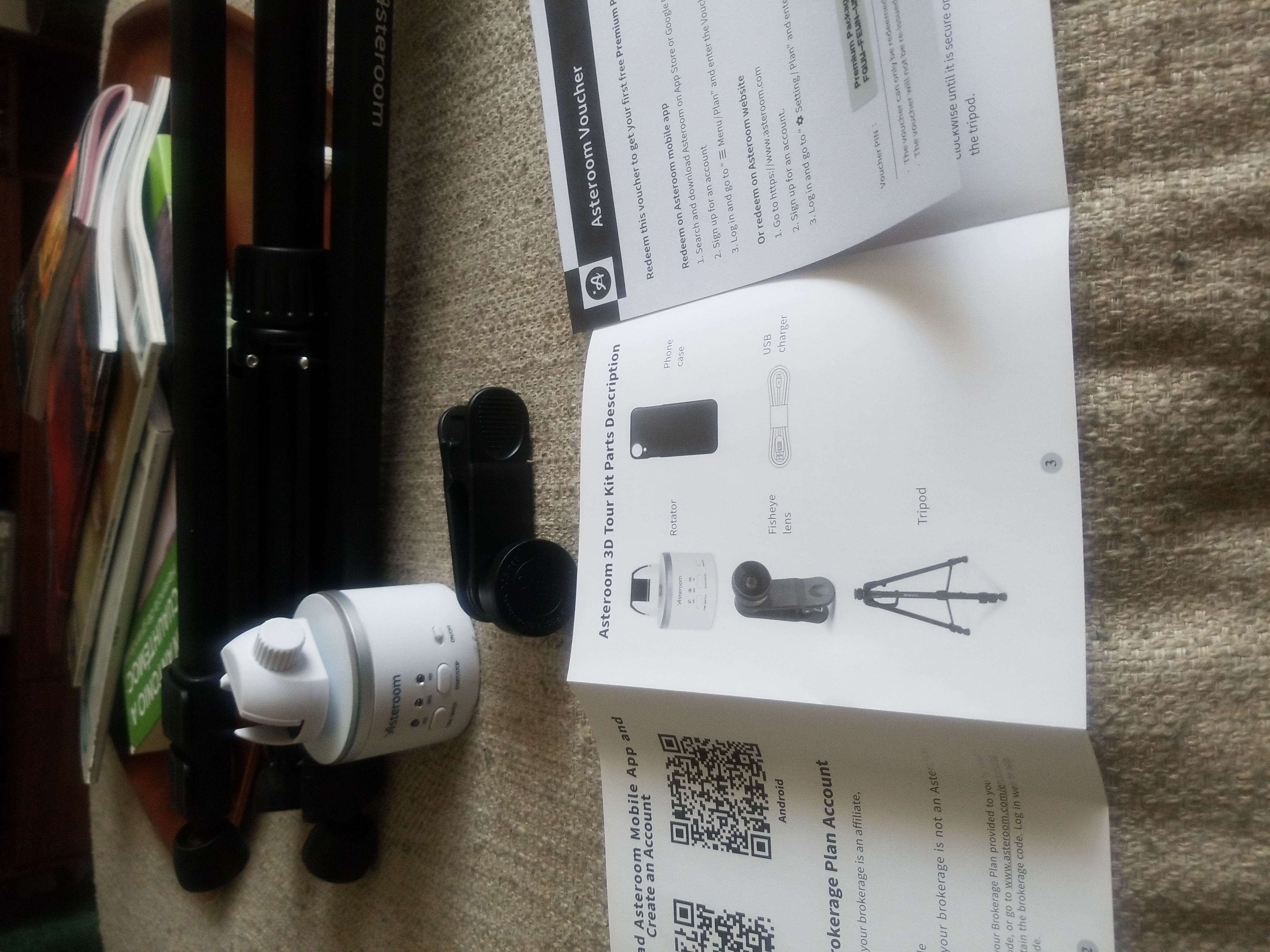 360 Camera 3D Virtual Tour Real Estate Kit - Gear Includes: Tripod, Digital Camera Rotator, Fisheye Cam Lens (Asteroom Phone Case Not Included, Purchased Separately on Amazon) customer photo 2