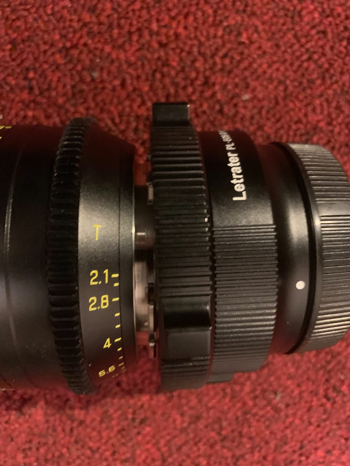 PL-RF Lens Mount Adapter for PL Lens Convert to Canon RF Mount Cameras, e.g. EOS R Series R1 / R3 / R5 II / R5 / R5 C / R6 III / R6 II / R8 / RP/R/R7 / R10 / R50 / R100, C70, C400, C80 customer photo 2