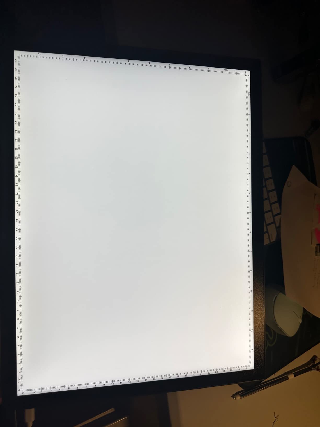 WELZK A3 Light Board with Side Buttons, 16.6x12.6 Inch Light Pad, Side Button Design, 9 Levels + Stepless Dimming, 5000 Lux, No Shadow customer photo 1