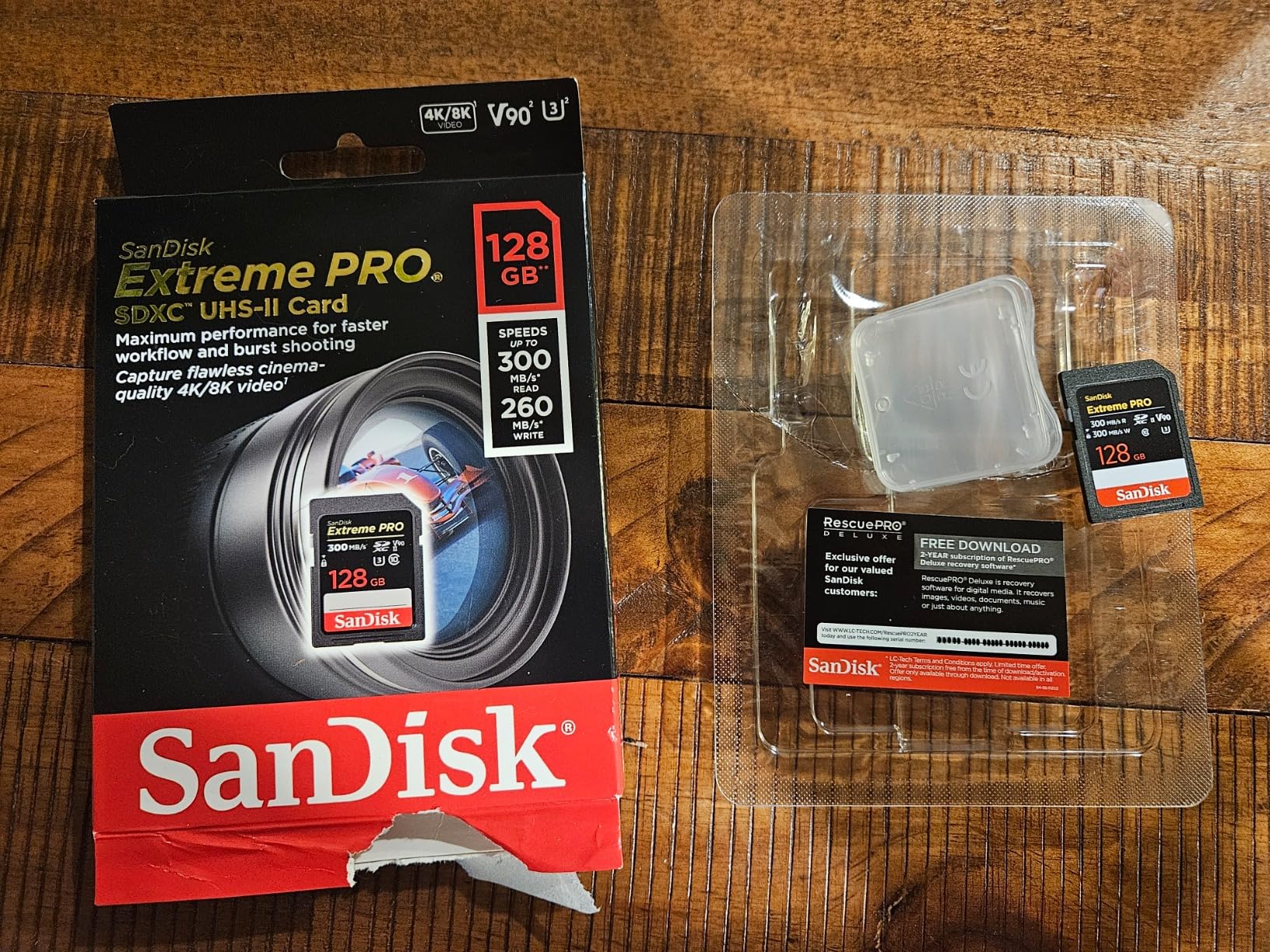 SanDisk 128GB Extreme PRO SDXC UHS-II Memory Card - C10, U3, V90, 8K, 4K, Full HD Video, SD Card - SDSDXDK-128G-GN4IN customer photo 2