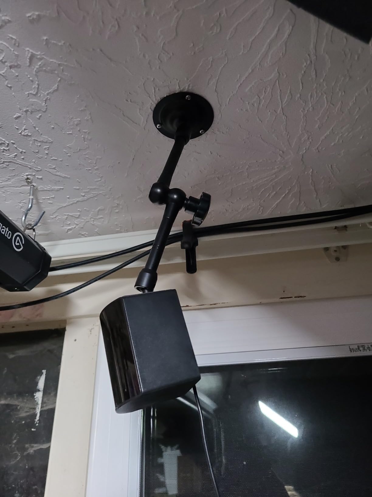 UYODM 2 Pack Articulating Magic Arm Wall Mount Holder Stand Compatible with CCTV POV Camcorders Cameras, LED Light, Video Lamp, DSLR, Flash, Digital Camera, Security Cameras customer photo 1