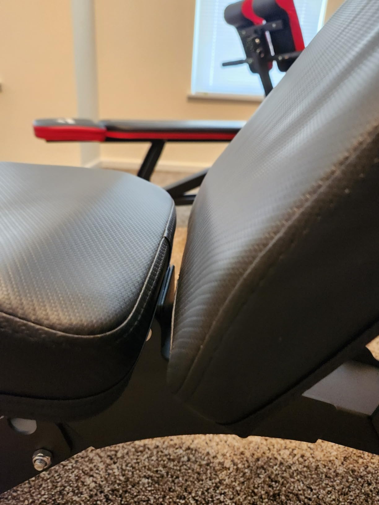 FLYBIRD WB7 Weight Bench, 1300LBS Commercial Adjustable Weight Bench, Workout Bench for Home Gym, Flat Incline Bench Press Heavy Duty Bench with 34'' Extra-Long Backrest and Easy-Roll Wheels customer photo 1