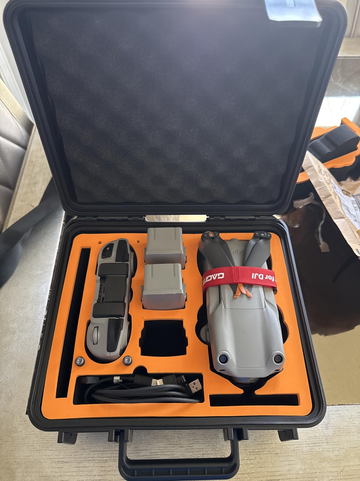 GAGITERVR Hard Carrying Case for DJI Air 2S / Mavic Air 2 Drone and More Accessories, Waterproof and Anti-drop All-round Protection customer photo 1