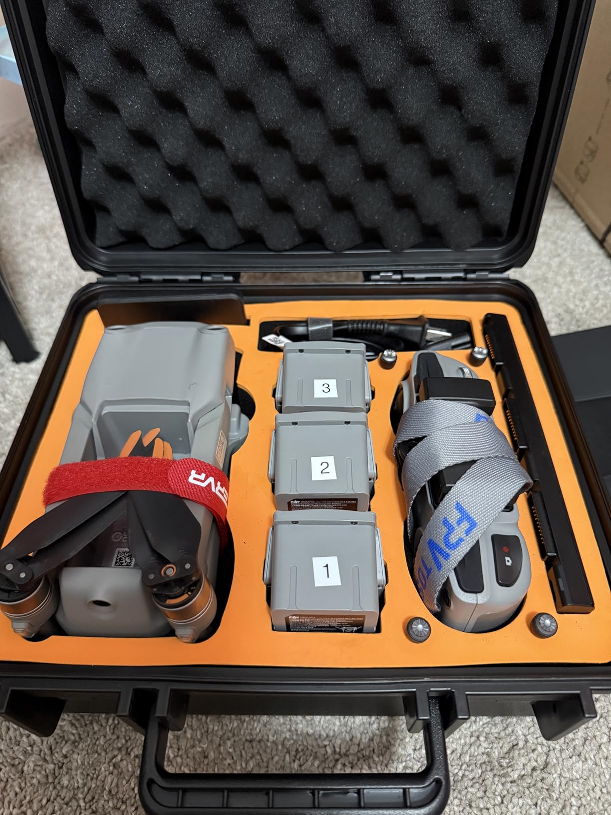 GAGITERVR Hard Carrying Case for DJI Air 2S / Mavic Air 2 Drone and More Accessories, Waterproof and Anti-drop All-round Protection customer photo 2