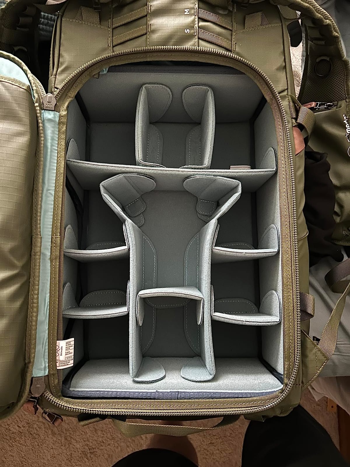 Shimoda Core Unit Large Mirrorless Modular Camera Insert, EVA Divider System for Mirrorless and Non-Gripped DSLR Bodies up to 4.7 inches (12cm) Tall, Side-Access Compatible Outdoor Pack Storage customer photo 2