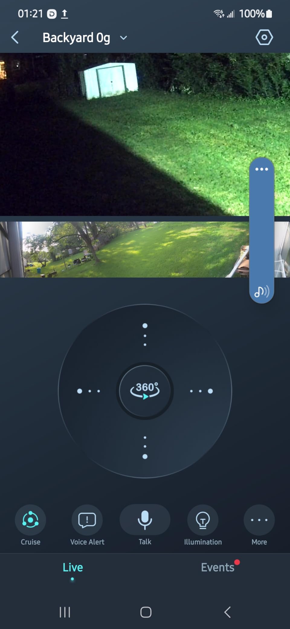 DEKCO 2K Outdoor WiFi Security Camera, Plug-in Pan-Tilt Dome, 2-Cam-Kit | App viewing, motion alerts, siren, 2-way audio and color night vision for front door, garage or yard customer photo 1