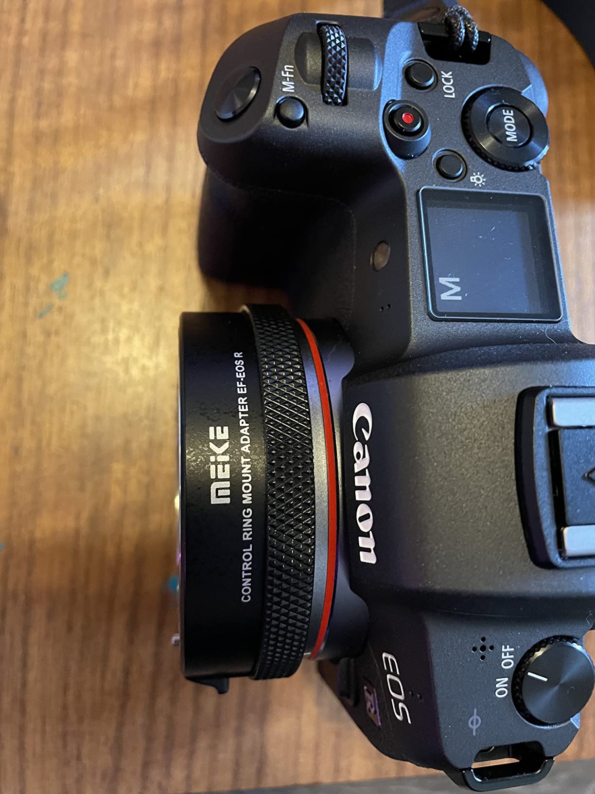 Meike MK-EFTR-B AF Adapter for Canon EF Lens to RF Camera, Control Ring customer photo 1