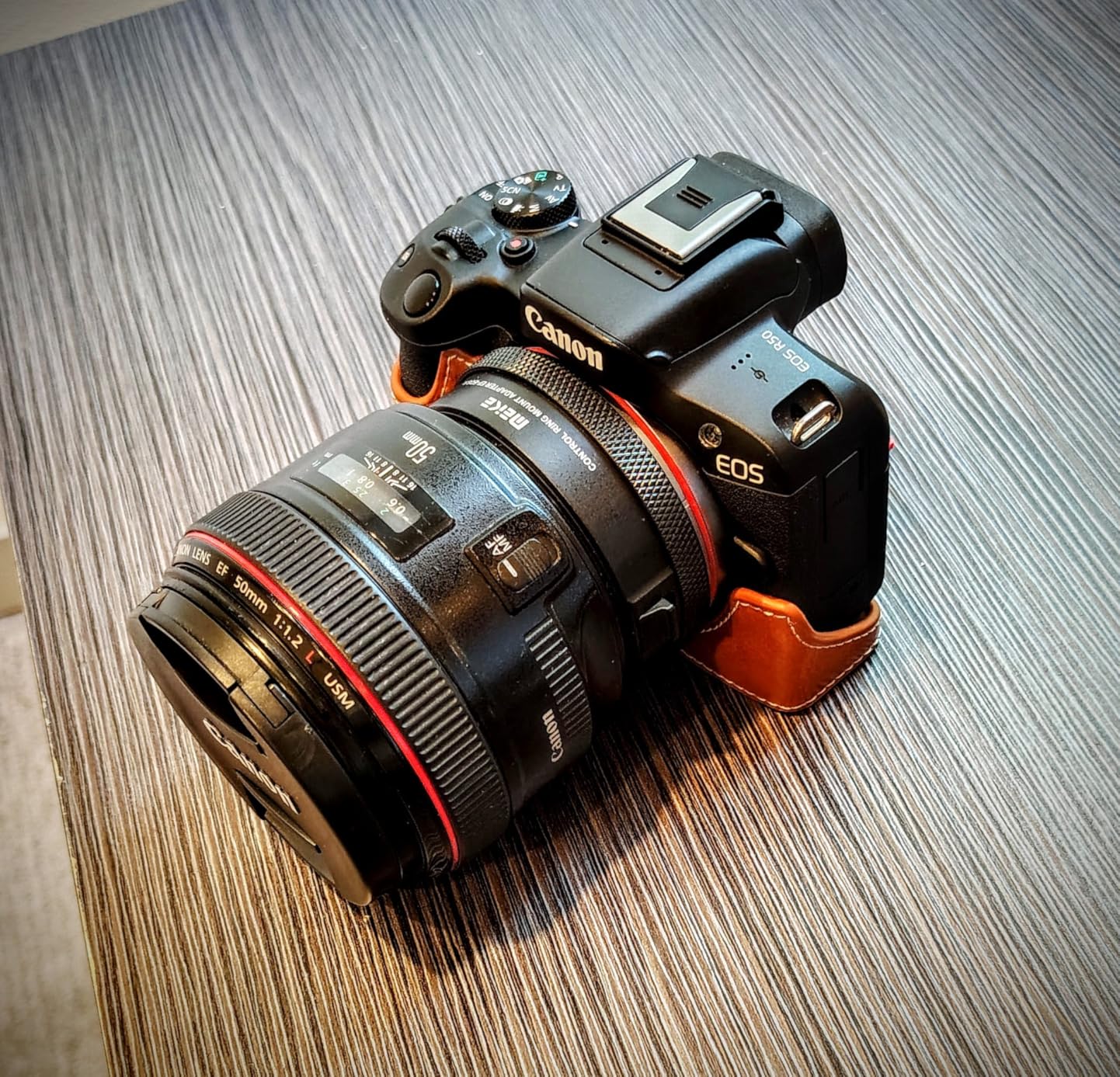 Meike MK-EFTR-B AF Adapter for Canon EF Lens to RF Camera, Control Ring customer photo 2