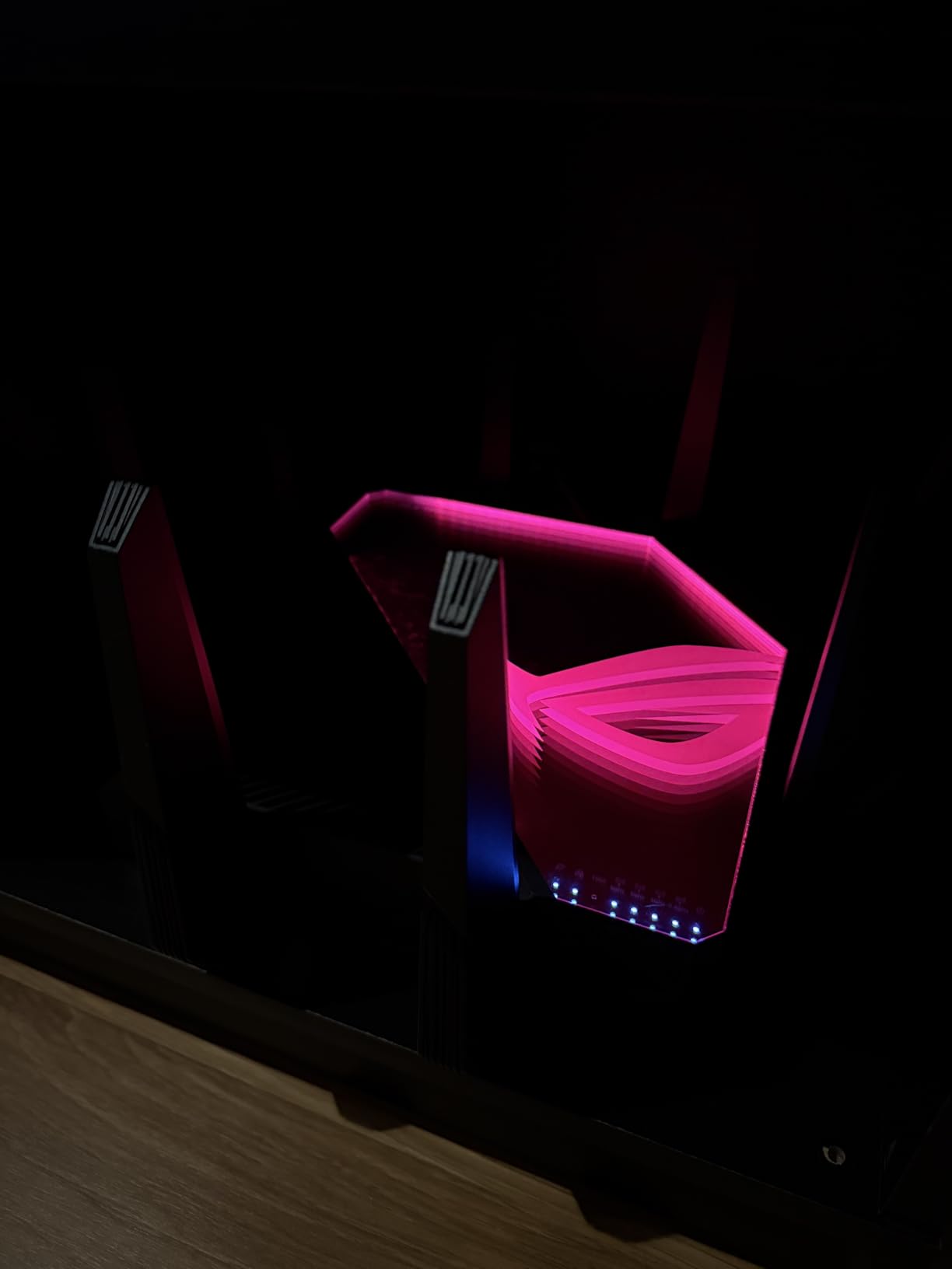 ASUS ROG Rapture WiFi 6E Gaming Router (GT-AXE16000) - Quad-Band, 6 GHz Ready, Dual 10G Ports, 2.5G WAN Port, AiMesh Support, Triple-Level Game Acceleration, Lifetime Internet Security, Instant Guard customer photo 2