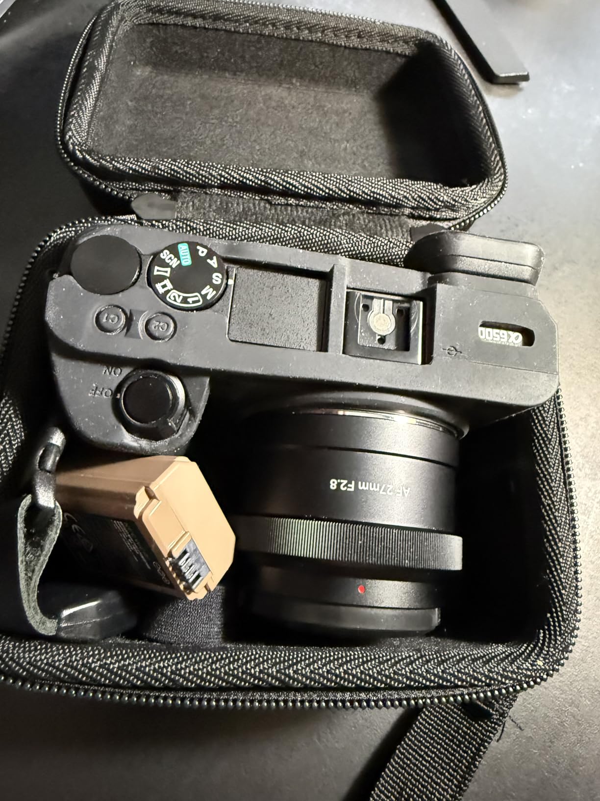 Aenllosi Hard Case for Sony Alpha a6000/a6300/a6400/a6500/a6600 Camera, Black, EVA Hard Shell Water-Resistant Impact-Resistant Design customer photo 1