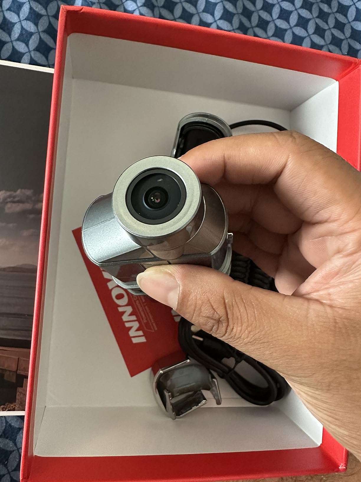 INNOVV H5 Motorcycle Helmet Camera 4K 30fps with Wi-Fi, Electronic Image Stabilization Technology, Rechargeable Battery, Power Interface for Direct Power Connection, and IP65 Water Resistant customer photo 1