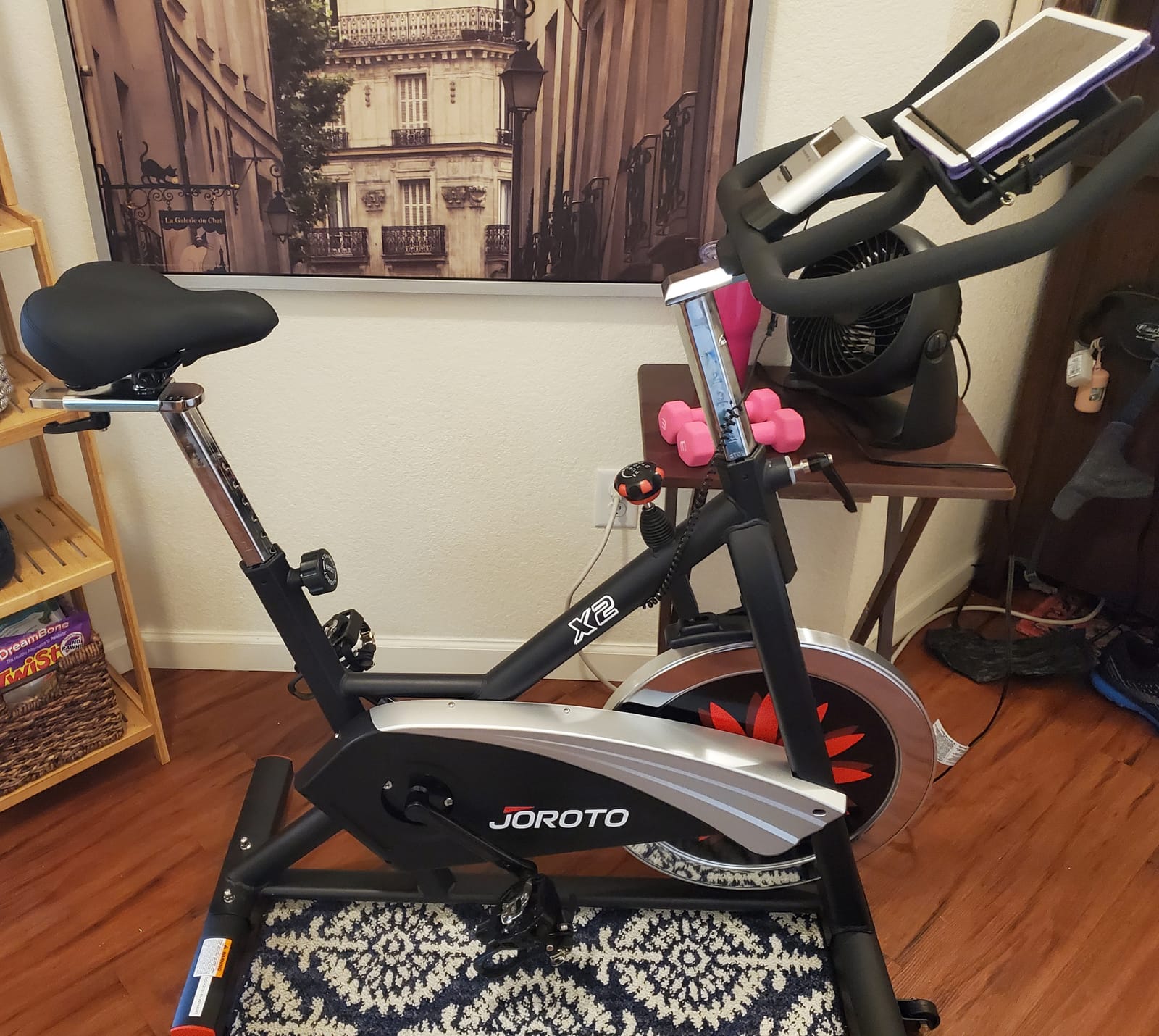 JOROTO Exercise Bike, Magnetic Stationary Bikes for Home customer photo 2
