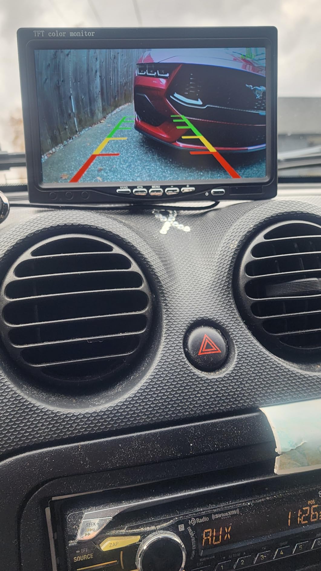 eRapta Backup Camera for Truck 7''HD 2K Front/Rear View Monitor kit IP69 Waterproof Night Vision DIY Grid Lines for Car RVs Trucks Tractors Bus Semi-Trailers Pickup AY7 customer photo 2