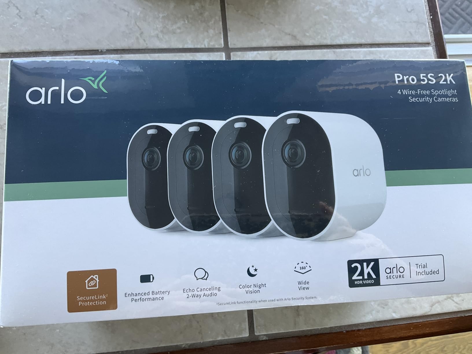 Arlo Pro 5S - Wireless Security Camera 2K HDR - 3 Cameras, Black | Wireless Outdoor, Rechargeable Removeable Battery, Event Captions, Emergency Response, 1-Month Trial of Secure Plan Included customer photo 2