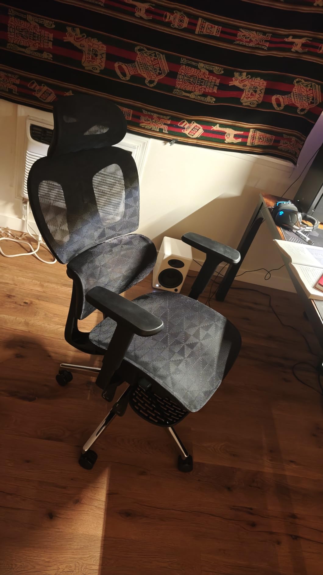 Ergonomic Office Chair with Footrest, Big and Tall Desk Chair with Adjustable Lumbar Support, Seat Depth & 3D Armrests, High Back Mesh Computer Chair for Home Office, Black customer photo 1
