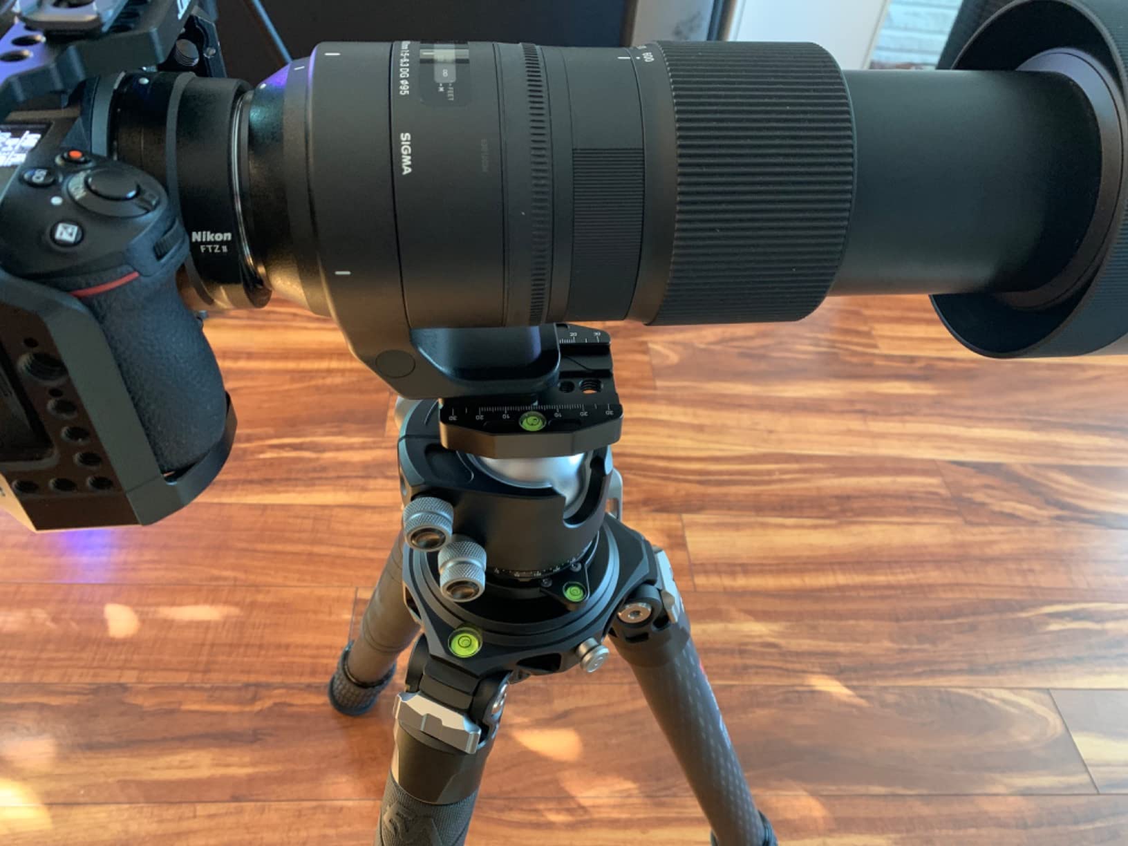 WEYLLAN CH55 Low Profile Ball Head 55mm Tripod Ball Head Panoramic Tripod Head, CNC All Metal Tripod Camera Head with Mlok Rail Arca Swiss Quick Release Plate, Max Load 88lbs/40kg customer photo 2
