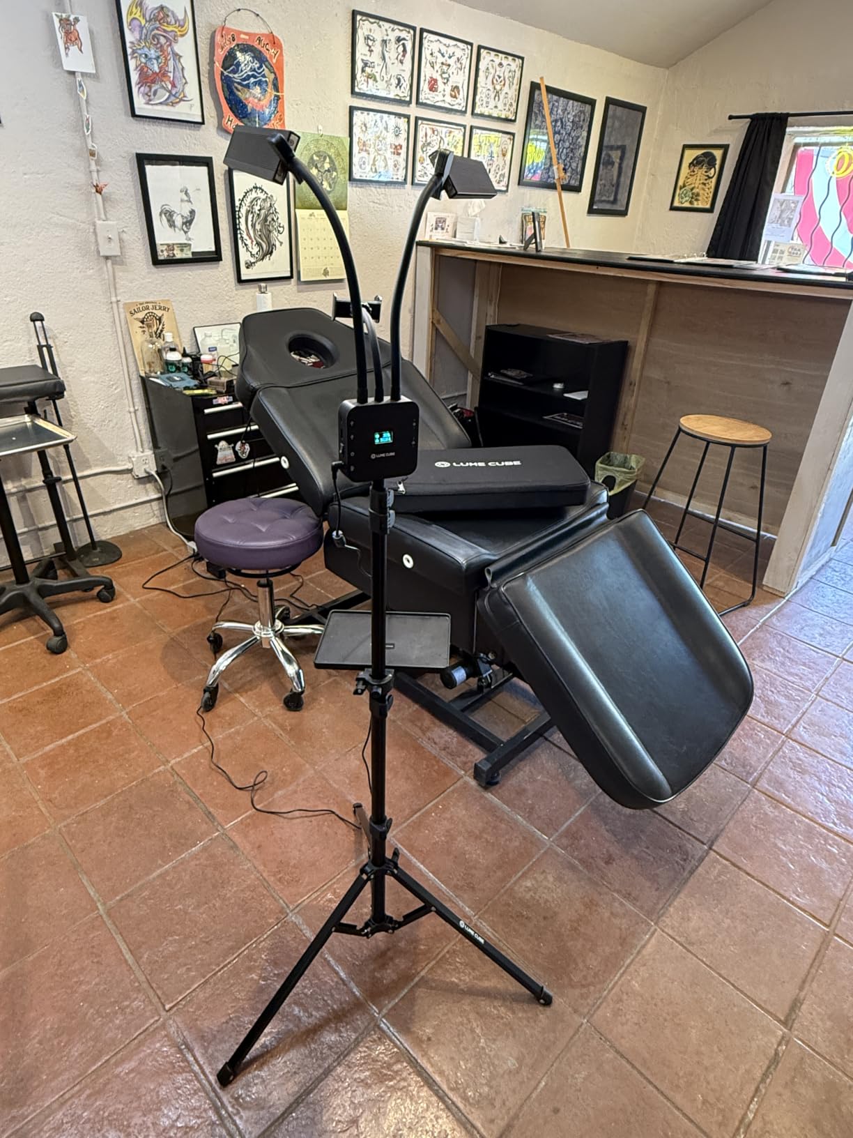 Lume Cube Flex Light Pro - Portable Dual LED Lamp with Tripod and Phone Holder Mount | Flexible 2-Point LED Lights for Tattoo Artists, Beauticians, aestheticians, lash Artists, and Content Creators customer photo 1