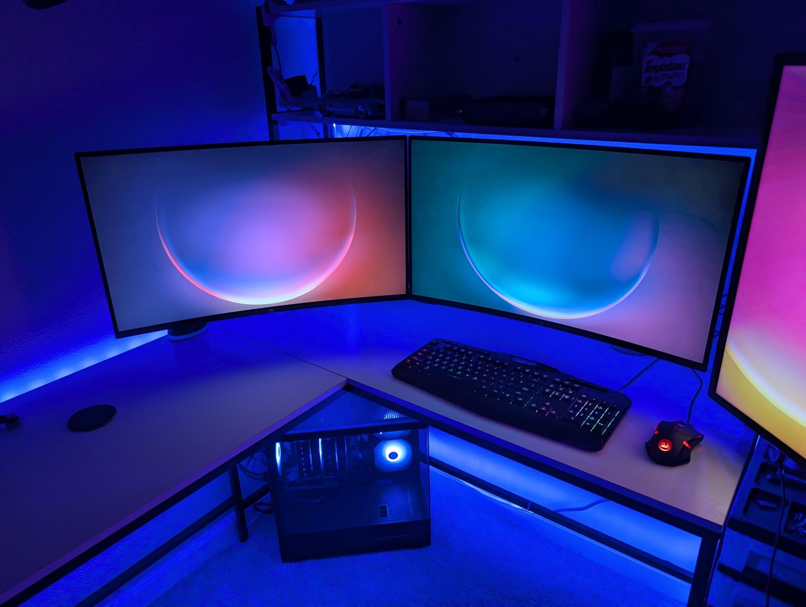 Z-Edge 27 inch Curved Gaming Monitor, QHD 1440P 165Hz 144Hz PC Screen | Computer Monitor, FreeSync, 1500R, MPRT 1ms Monitor Gaming, 16.7M Colors, UG27Q Frameless, 2X DP 1.4 and 2X HDMI 2.0 customer photo 2