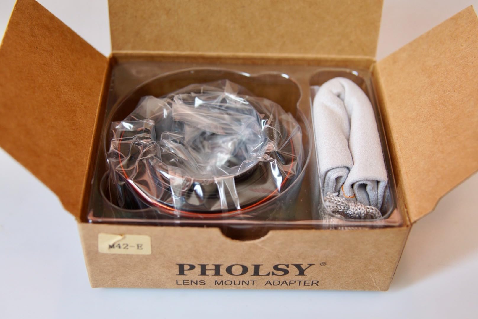 PHOLSY Lens Adapter Compatible with Contax Yashica CY Lens to Sony E Camera | Manual Mount Converter Compatible with Contax to Sony E, Yashica to Sony E, CY to E, CY to NEX customer photo 2