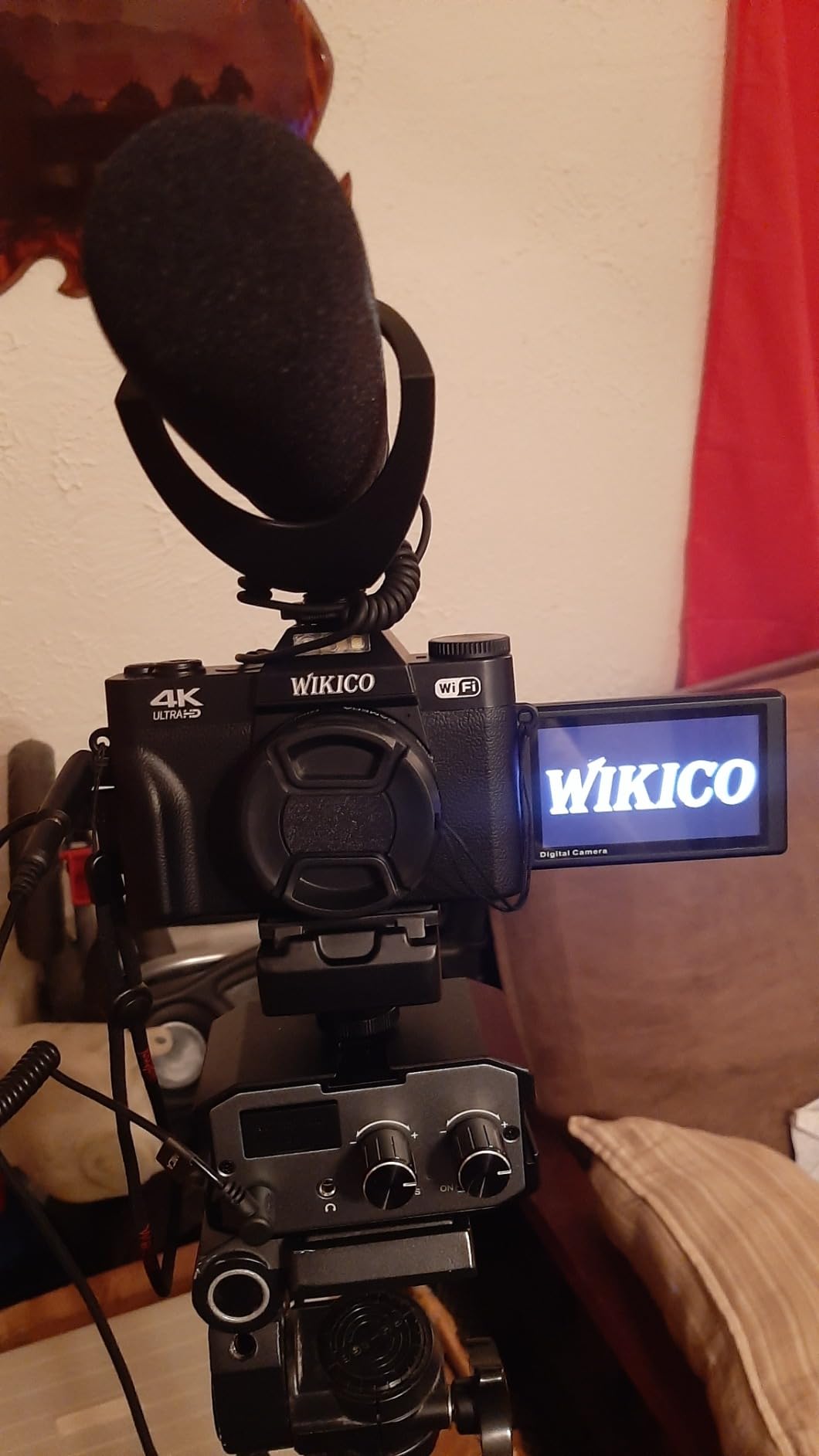 8k Video Camera Camcorder vlogging Camera | with WiFi, External Mic, Fill Light, Remote Control, 32GB SD Card & 2 Batteries customer photo 2
