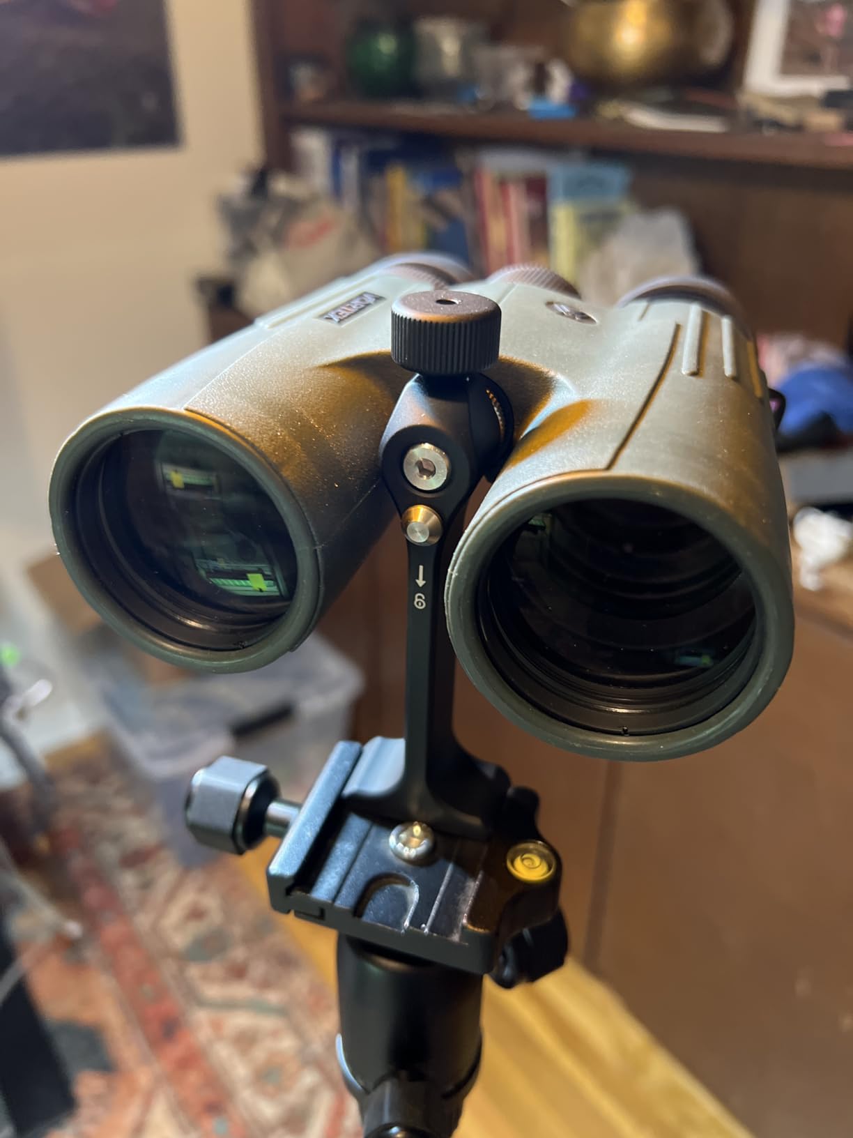 Binocular Tripod Adapter, Binocular Mount 1/4 Inch Threading Mount Aluminium (s1) customer photo 1
