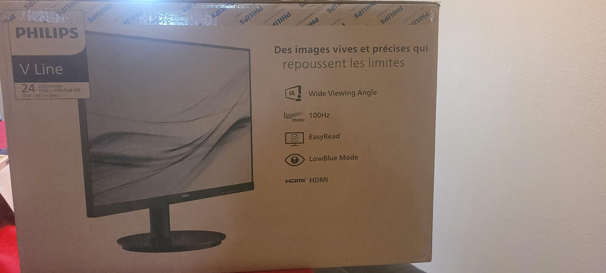 Philips 24 Inch Computer Monitor FHD 100Hz VA VESA Flicker-Free, 241V8LB, 1920x1080 LED Monitor, 4ms GtG, Adaptive Sync, HDMI 1.4, Tilt Adjust, Low Blue Light customer photo 1