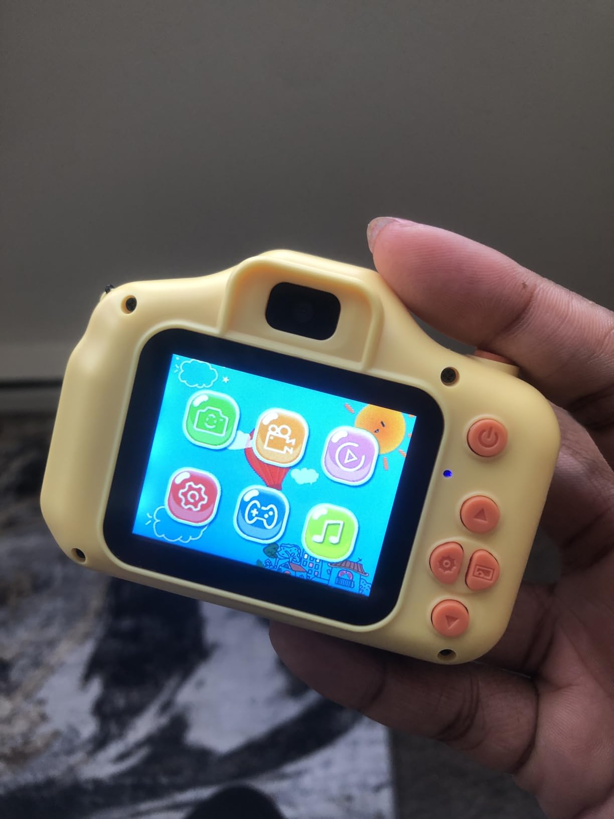 Mafiti Kids Camera,26MP HD Mini Selfie Digital Camera for Kids,Toddler Camera1080P Video,Outdoor Toy for Holiday,Birthday Xmas Gift for 3-8 Years Old Girl Boy,Blue customer photo 2