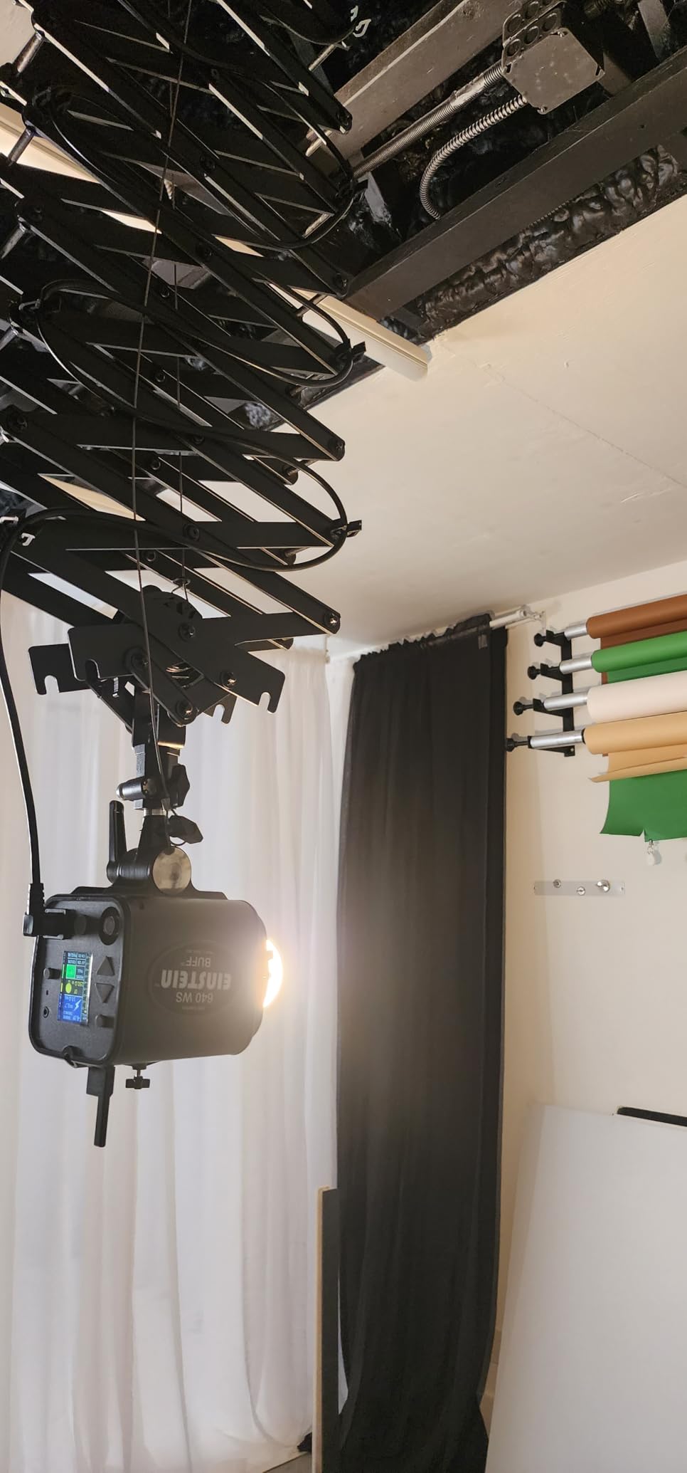 XPSYQIC Photography Ceiling Rail System 2M Lifting Constant Force Hinge kit | Safety Rope Accessories for Live Broadcast Studio Photography Flash Specialized Equipment customer photo 2