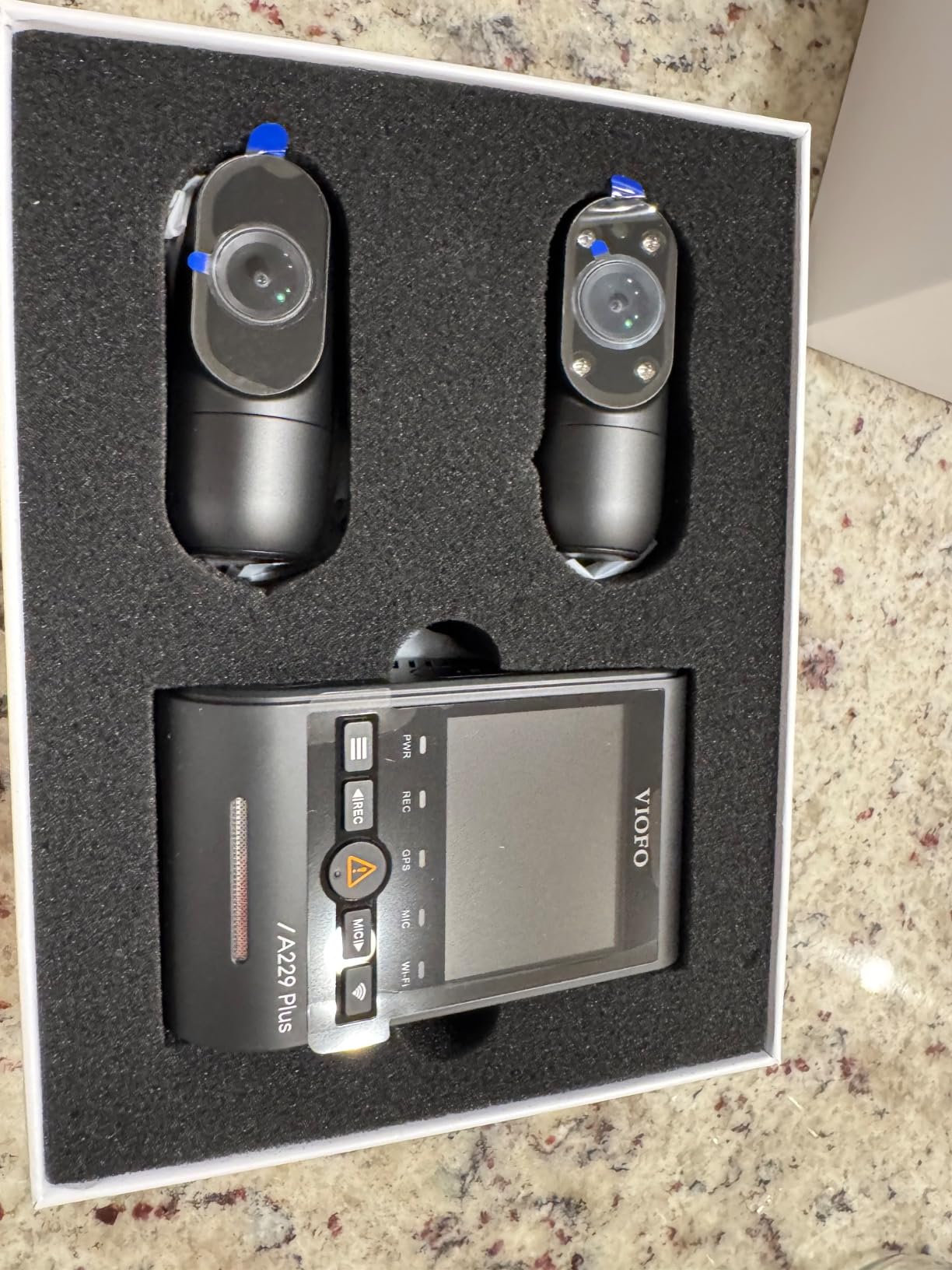 VIOFO A229 Plus 3 Channel Dash Cam, Dual STARVIS 2 Sensors, 3-Channel HDR, 1440P+1440P+1080P Front Inside and Rear Car Camera, 5GHz Wi-Fi, Voice Control, Ultra-Precise GPS, 24 Hours Parking Mode customer photo 1