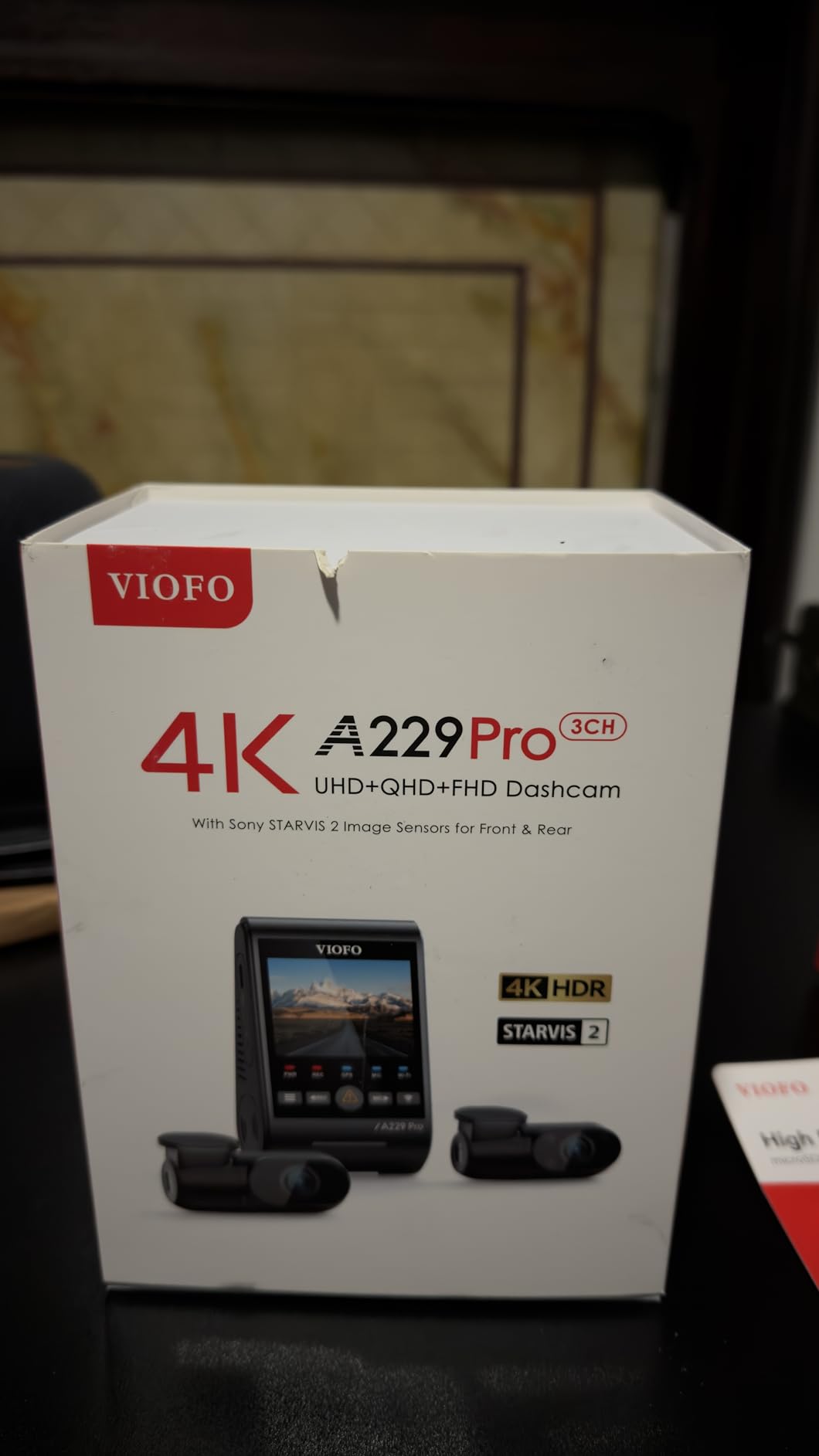 VIOFO A229 Pro 4K 3CH Dash Cam HDR for Front & Rear & Inside with STARVIS 2 customer photo 2
