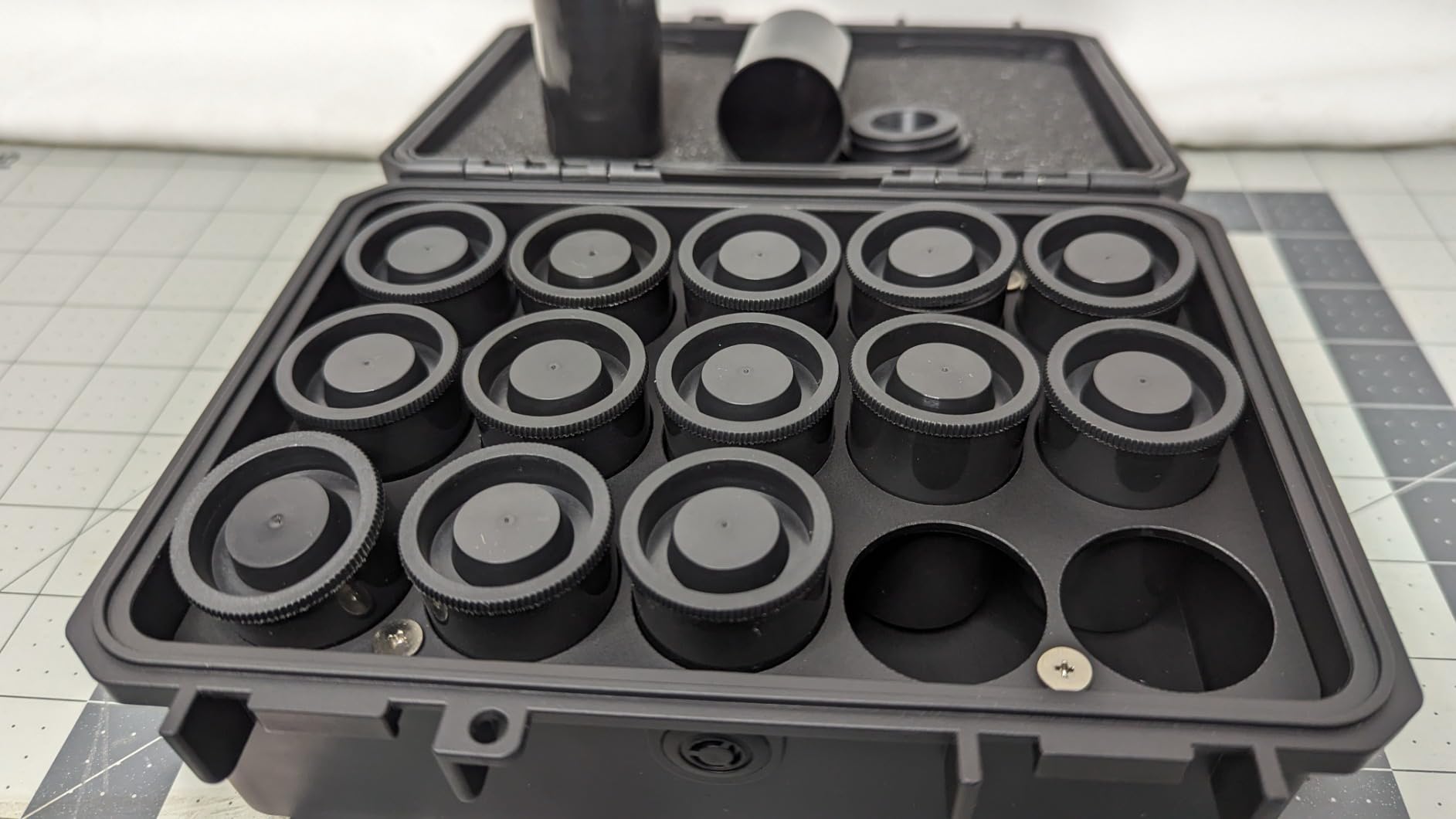 JJC Heavy Duty 35mm Film Case Holder for 15 Rolls of 135mm Film Canister | Includes Free Canisters, Light-sealed, IP67 Waterproof & Shock-Resistant, PP Plastic, Custom Film Slots (Film not Included) customer photo 2