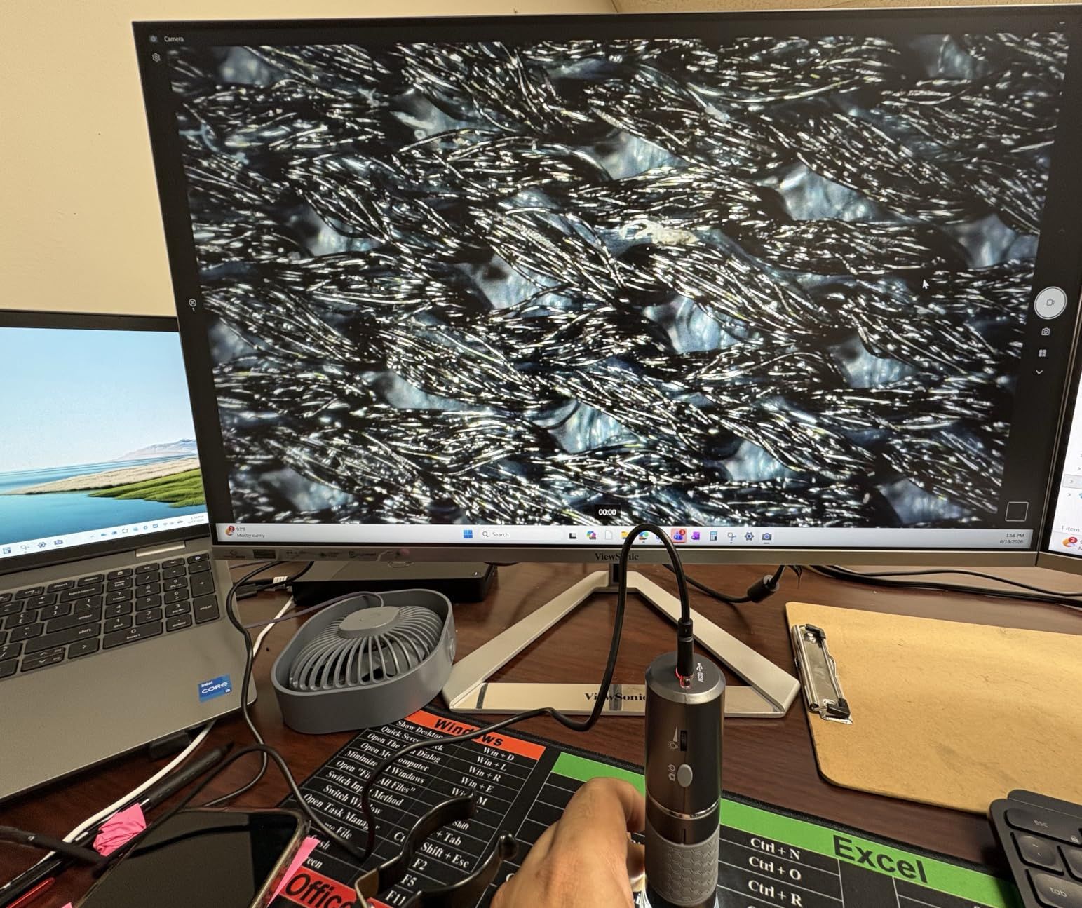 Jiusion 4K 50-1000x WiFi USB Digital Handheld Microscope with Metal Stand customer photo 1