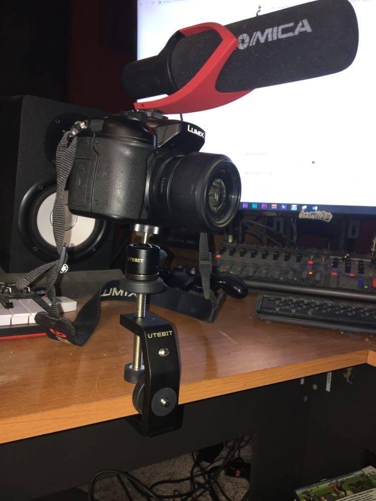 UTEBIT Super Clamp Mount with Mini Ball Head Mount, 30mm customer photo 2
