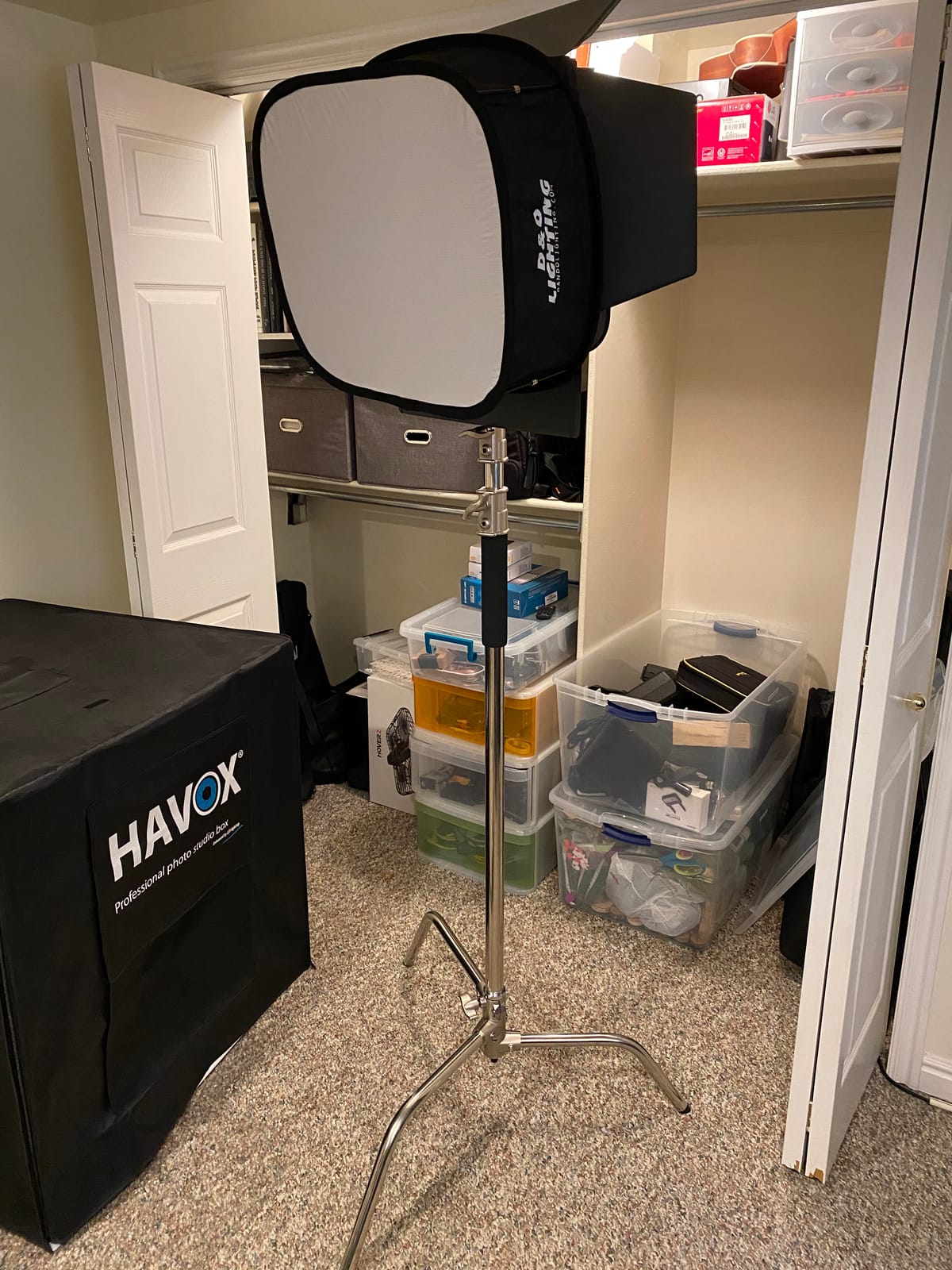 NEEWER Heavy Duty Light Stand, Metal 11.15ft/3.4m Adjustable Photography C Stand Tripod with Boom Arm Built in Spring Cushion 1/4