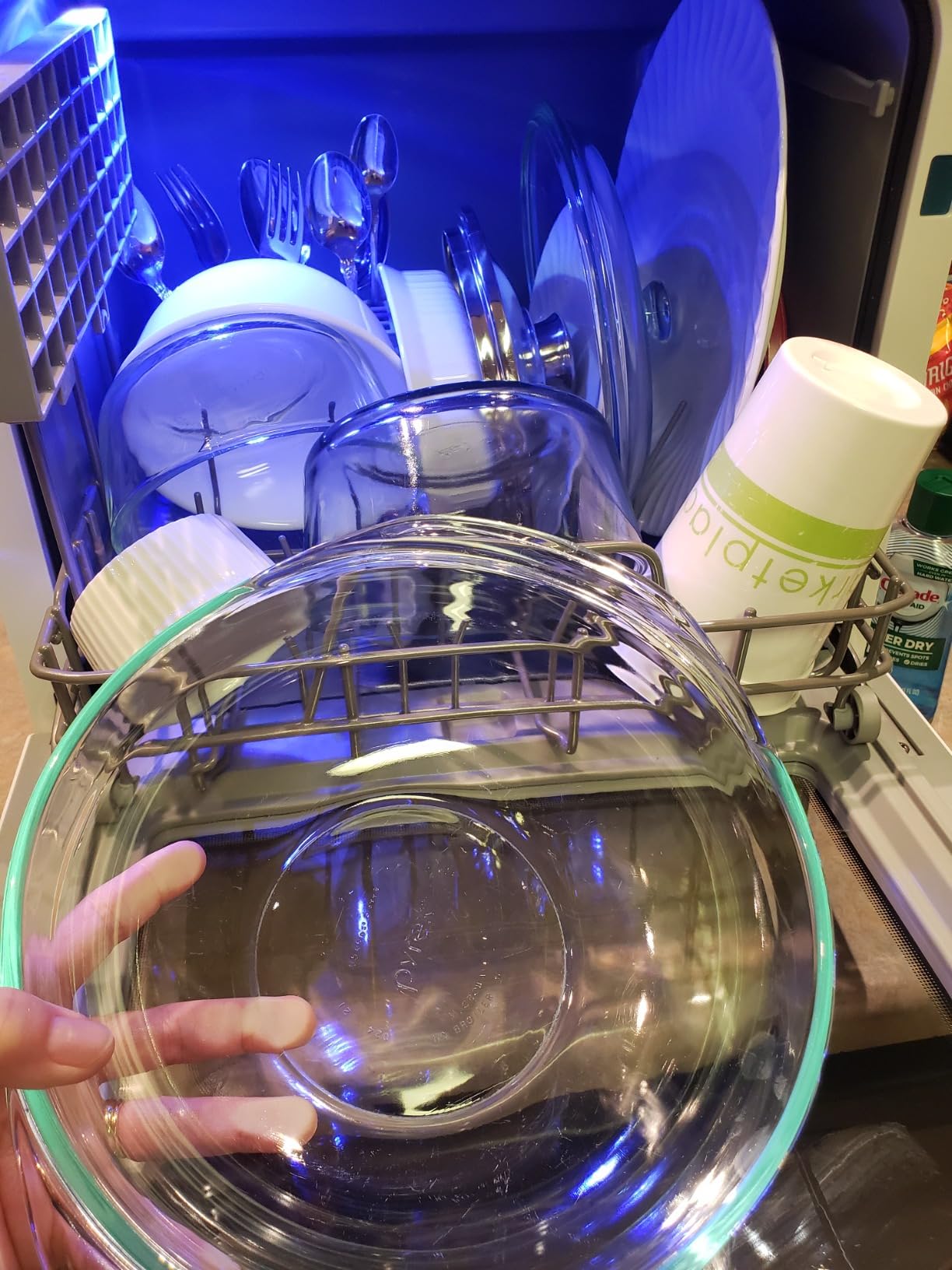 EUHOMY Countertop Dishwasher Portable, 6 Programs with 40 dB, No Hookup customer photo 2
