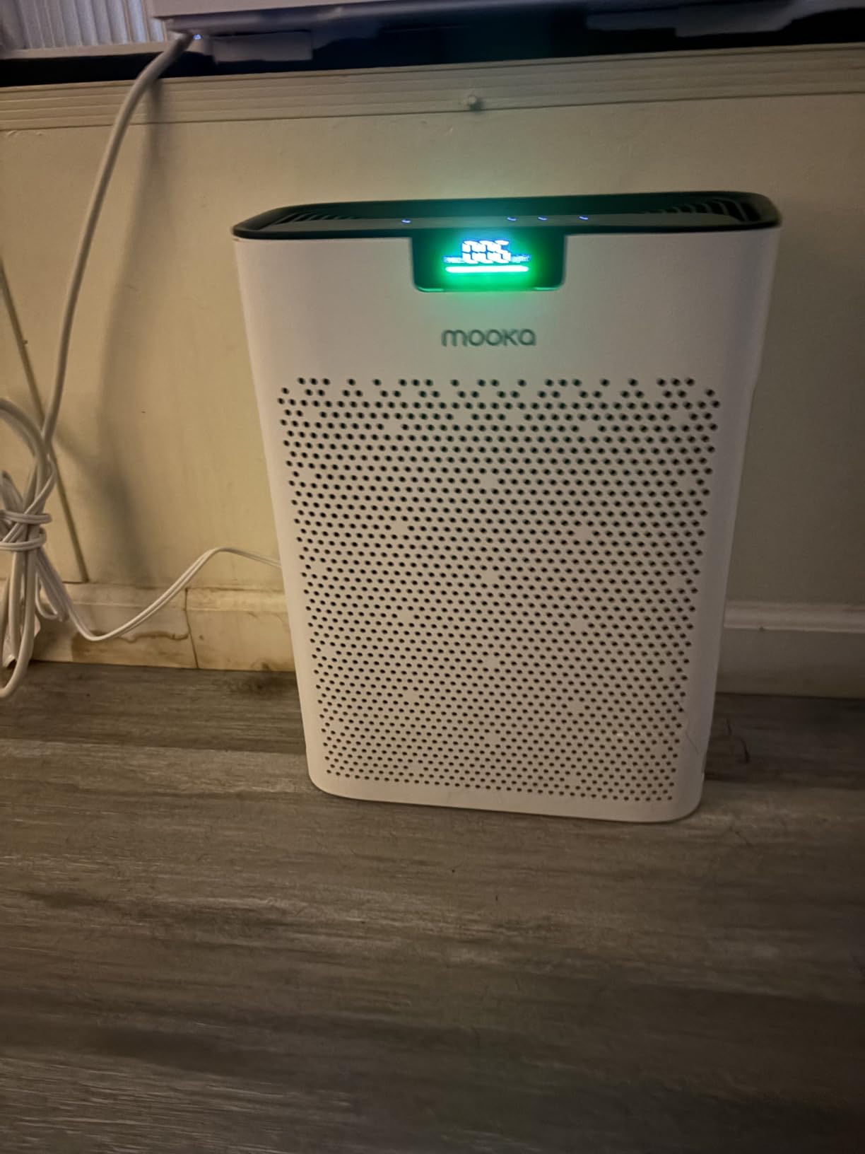 MOOKA Air Purifier for Home Bedroom Large Room 2200 Ft², HEPA Filter, White customer photo 1