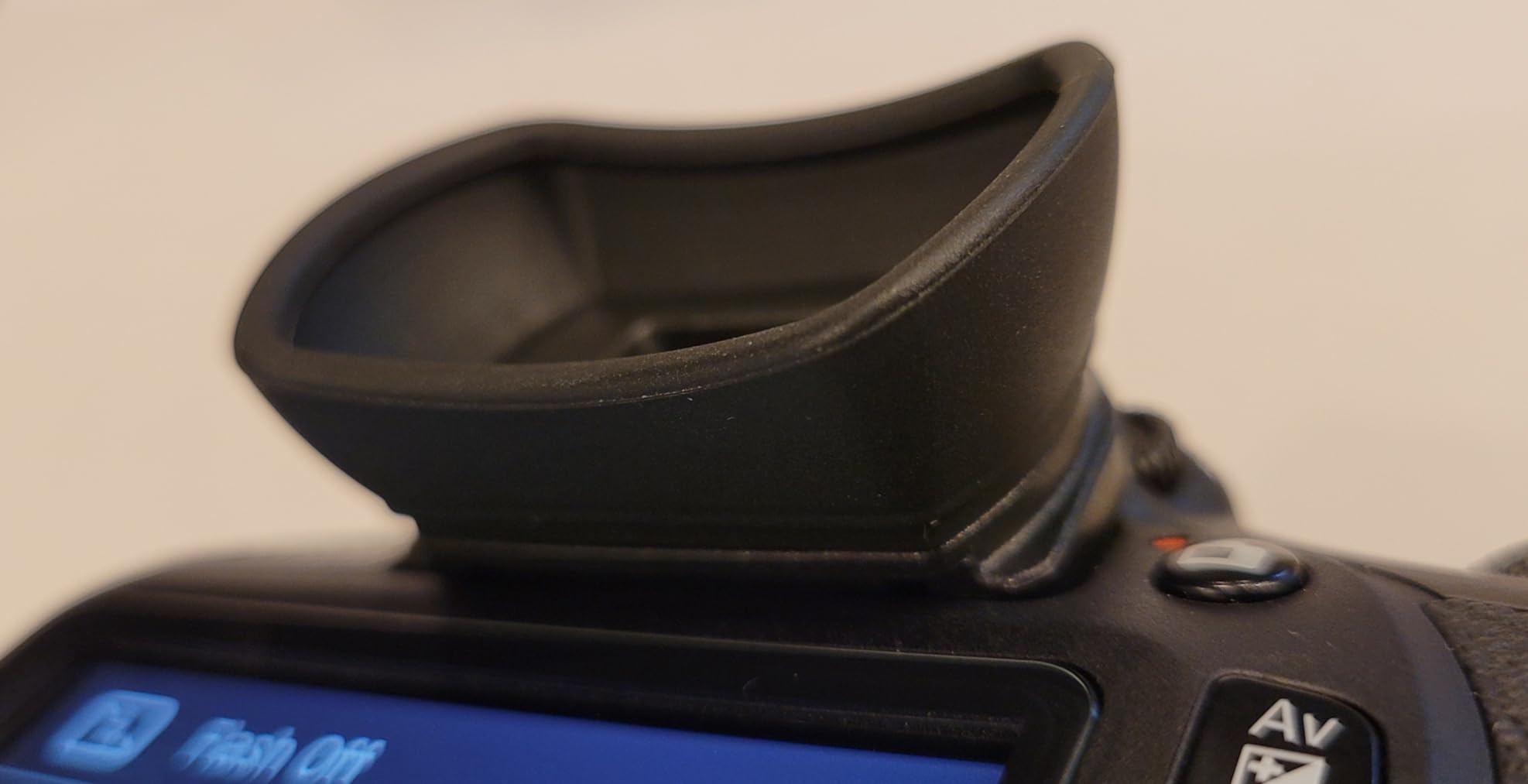 Kiwifotos ER-H Long Eyecup Eyepiece Viewfinder for Canon EOS R3 Camera customer photo 2