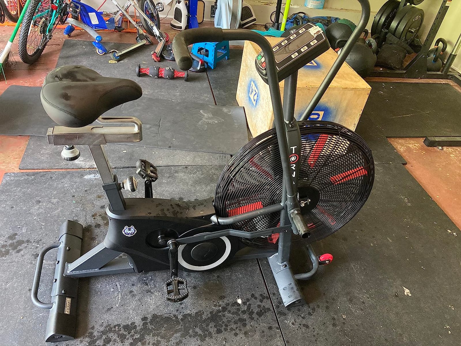 Sunny Health & Fitness Smart Heavy-Duty Fan Bike for HIIT Cycling Workout customer photo 1